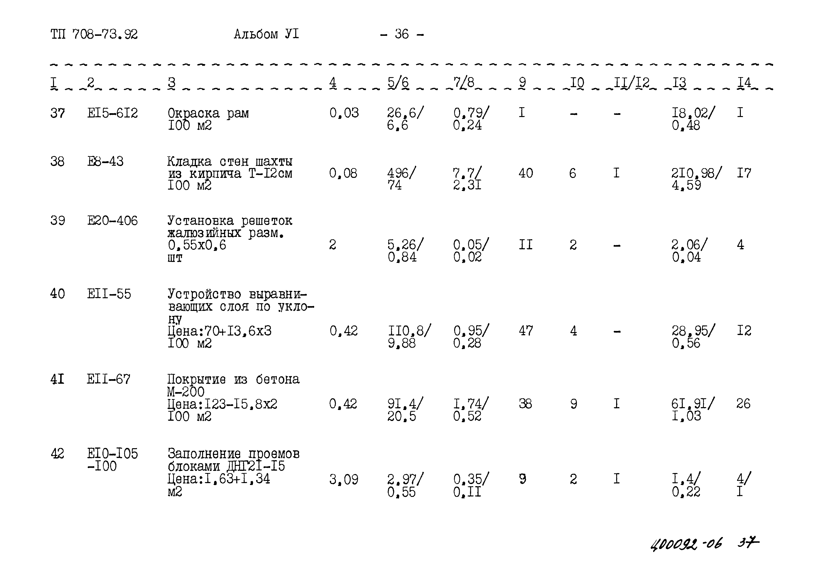 Типовой проект 708-73.92