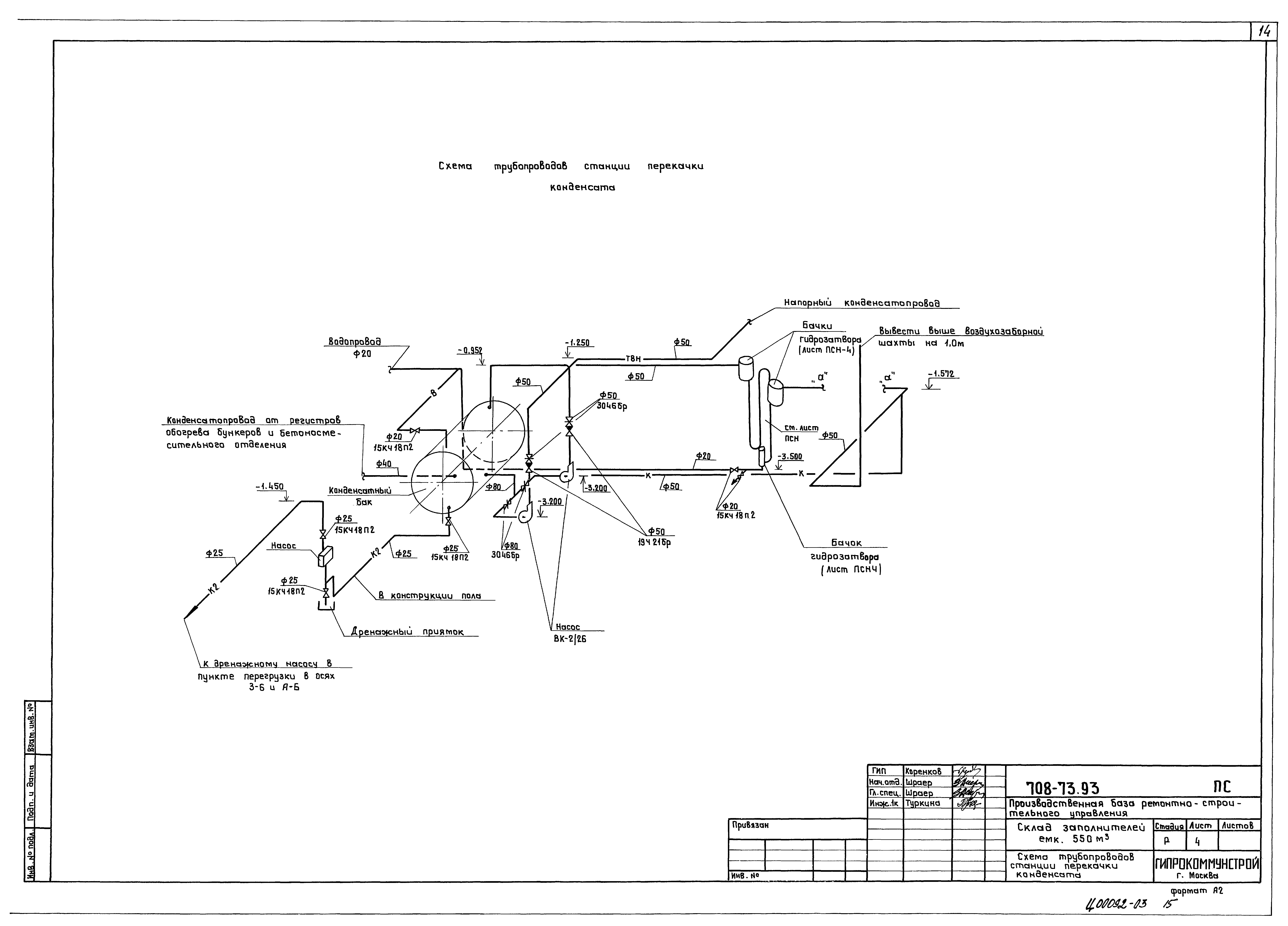 Типовой проект 708-73.92