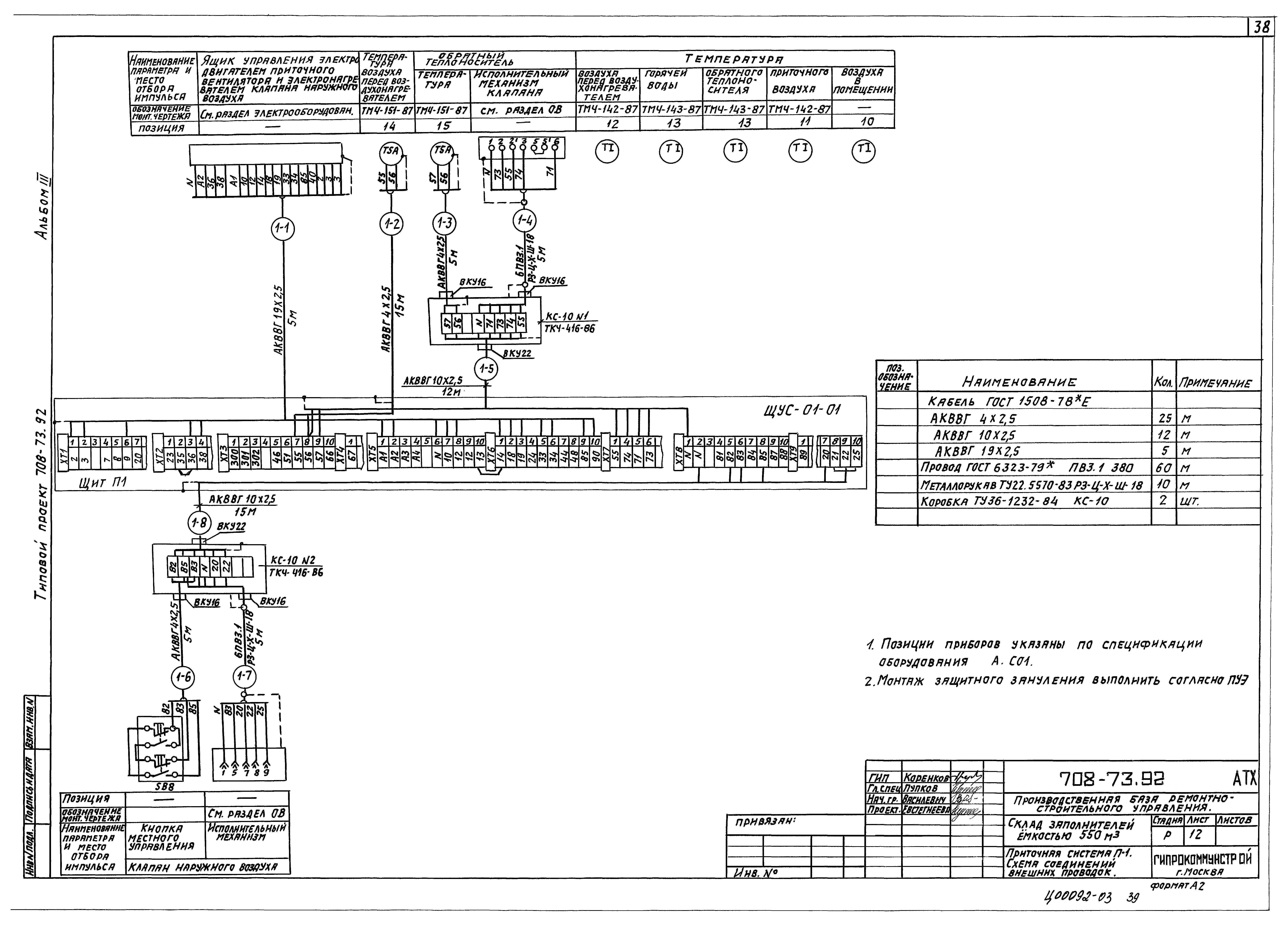Типовой проект 708-73.92