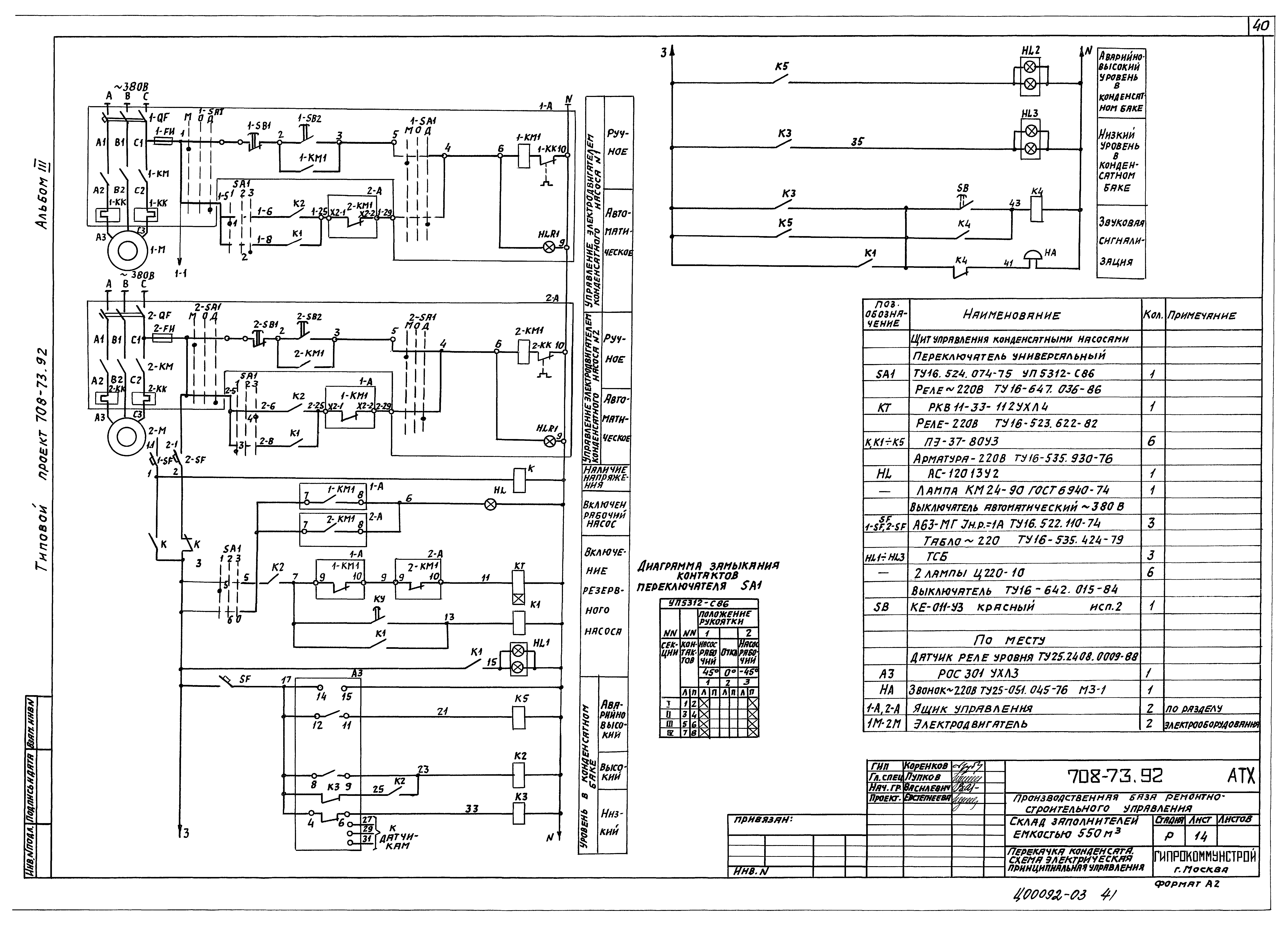 Типовой проект 708-73.92
