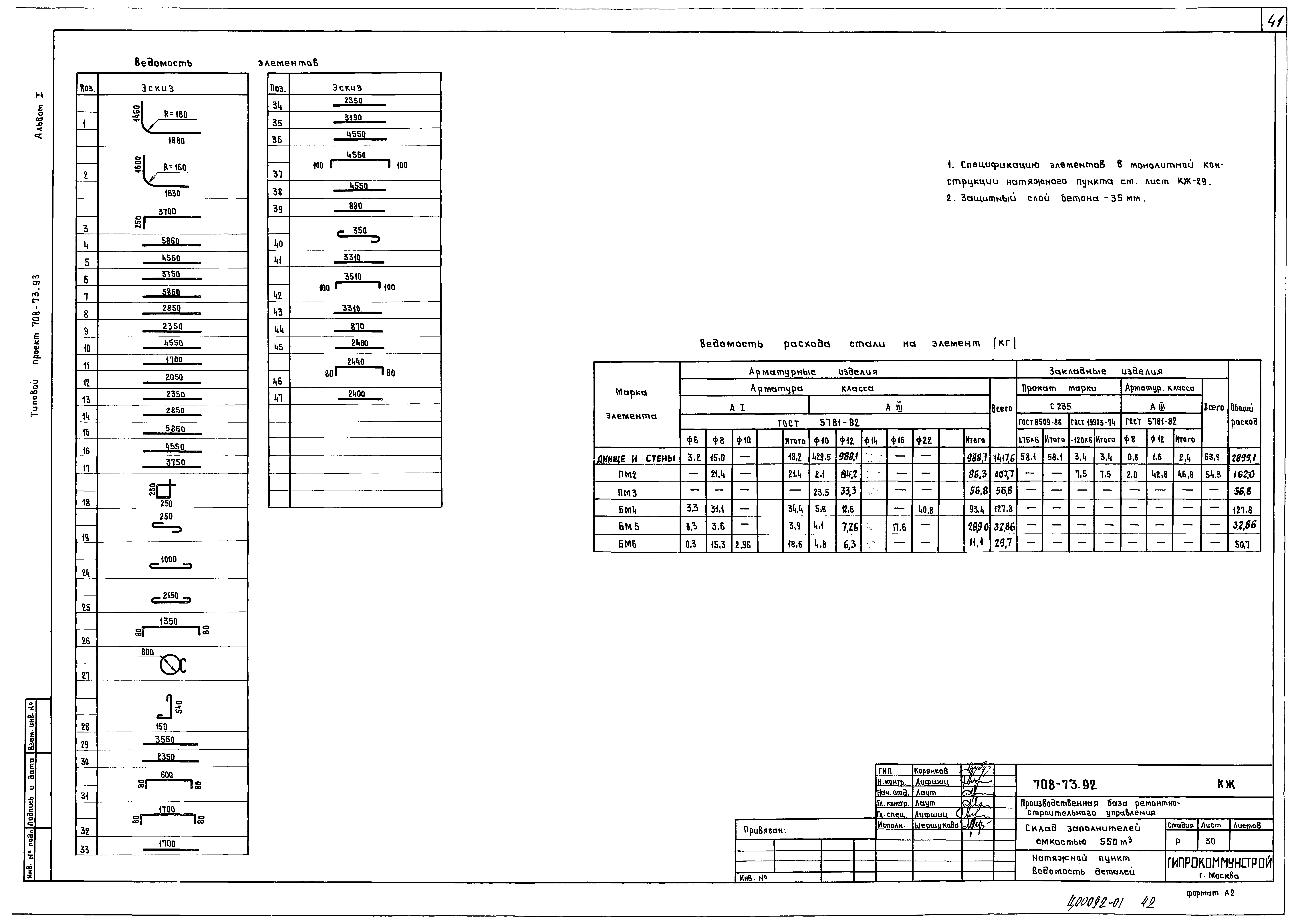 Типовой проект 708-73.92