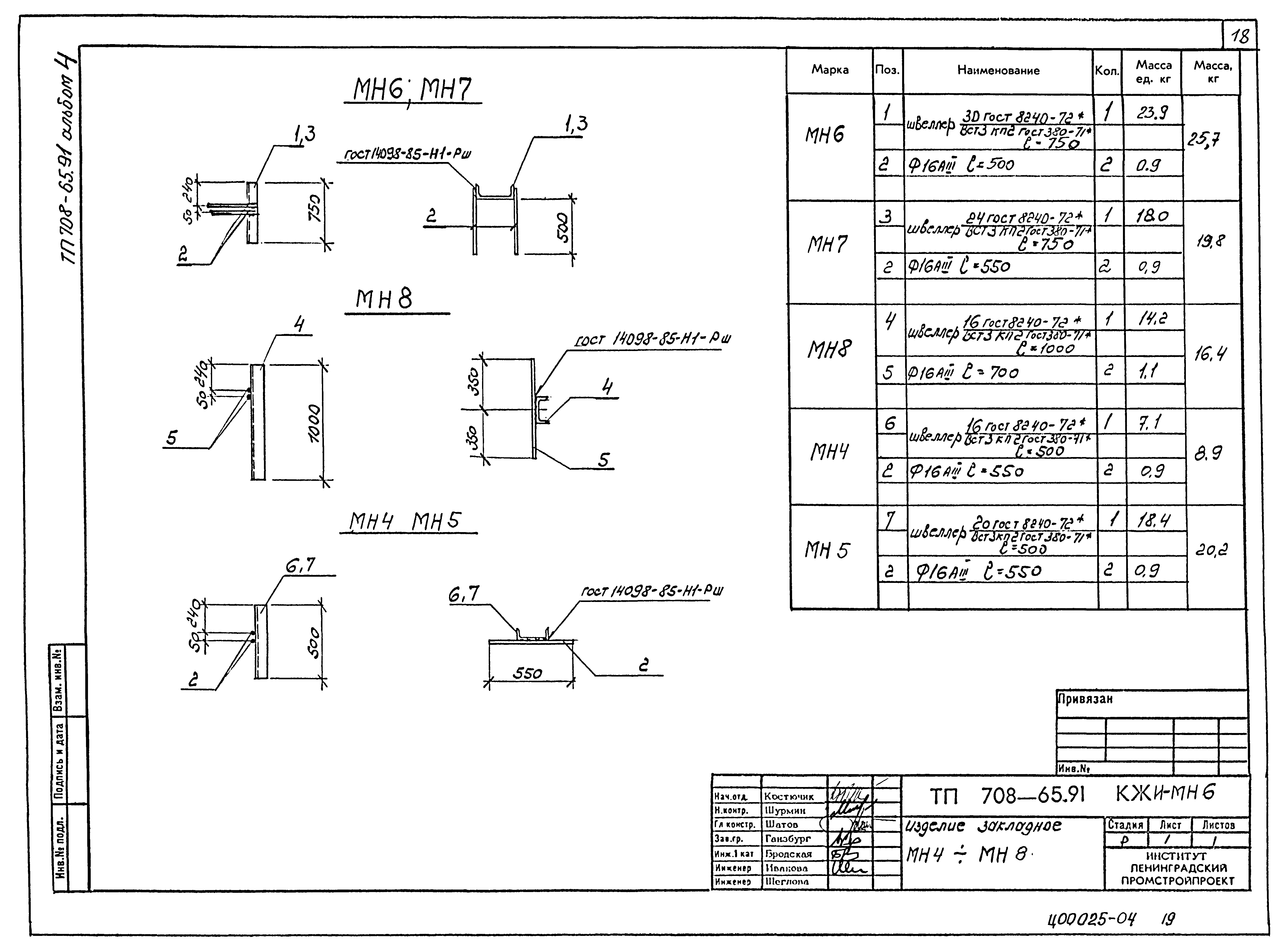 Типовой проект 708-65.91