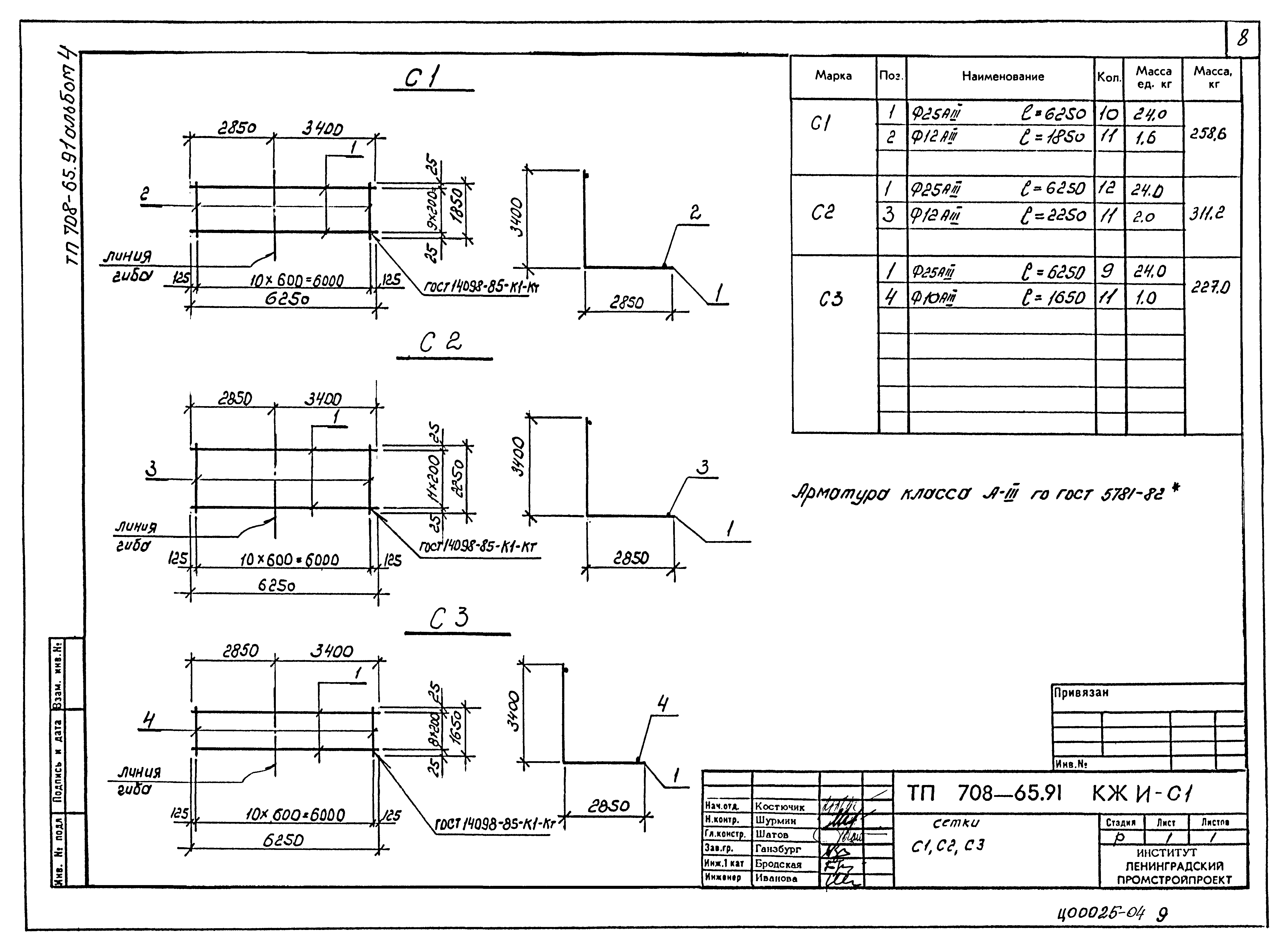 Типовой проект 708-65.91