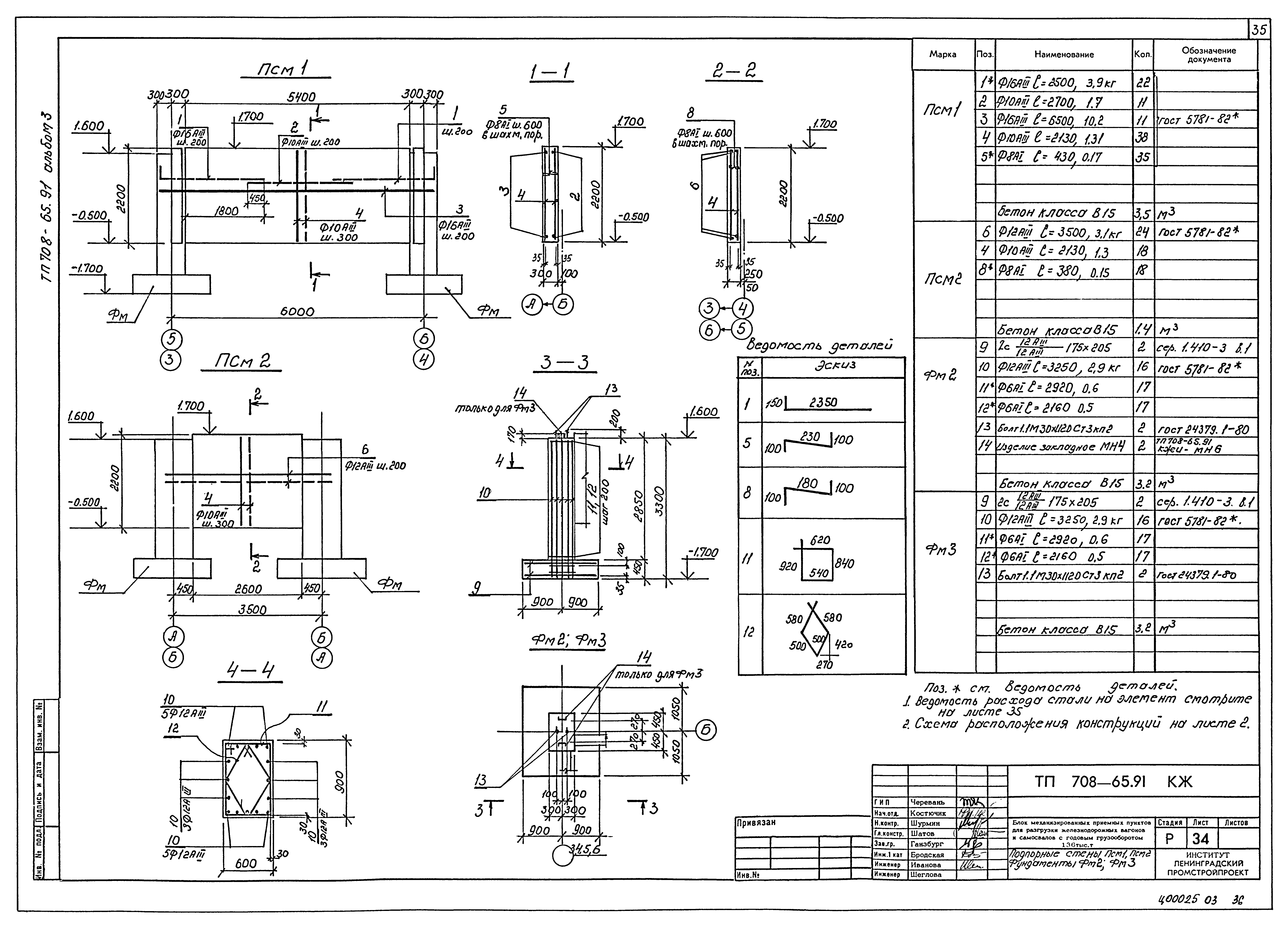Типовой проект 708-65.91