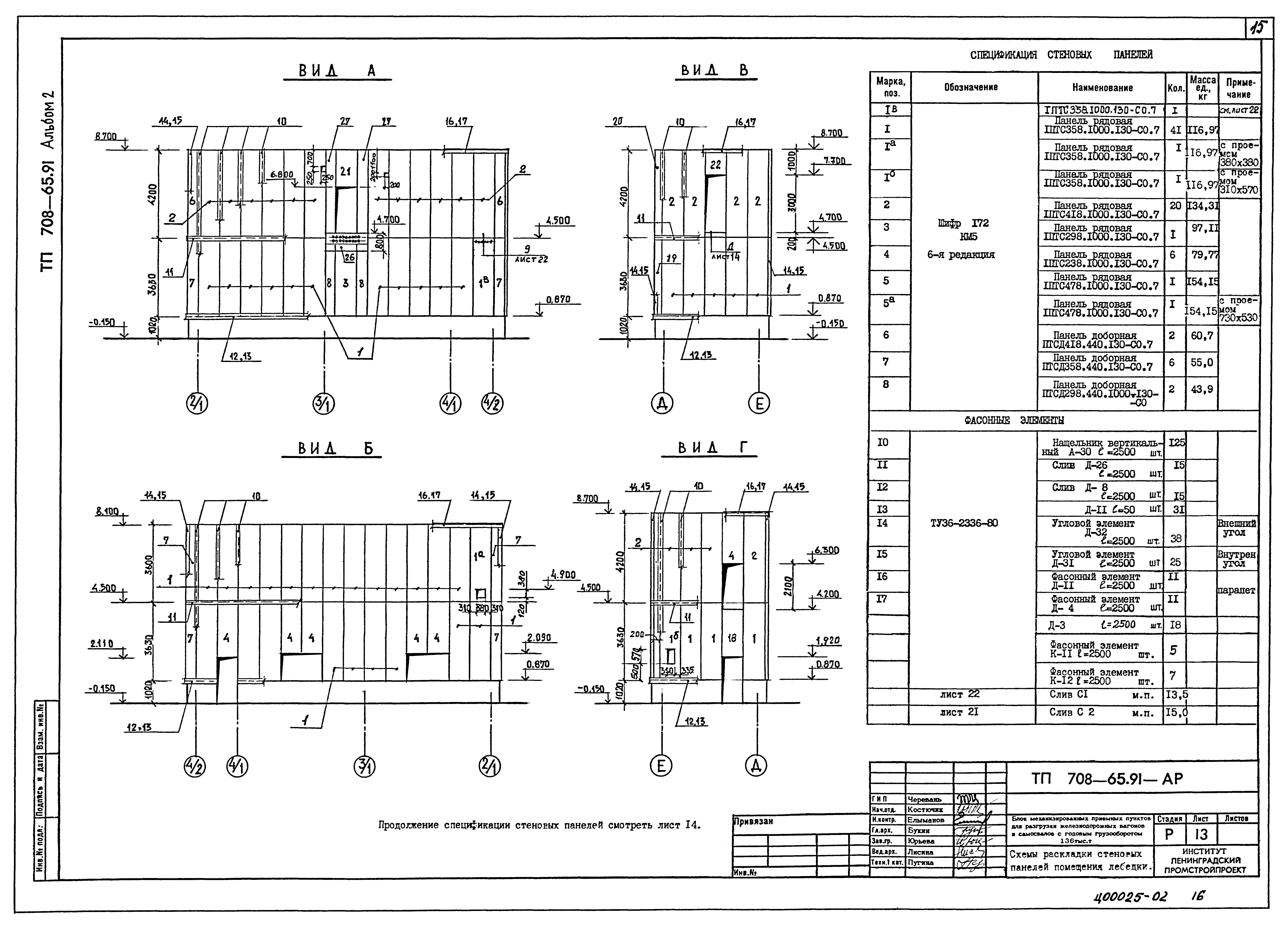 Типовой проект 708-65.91