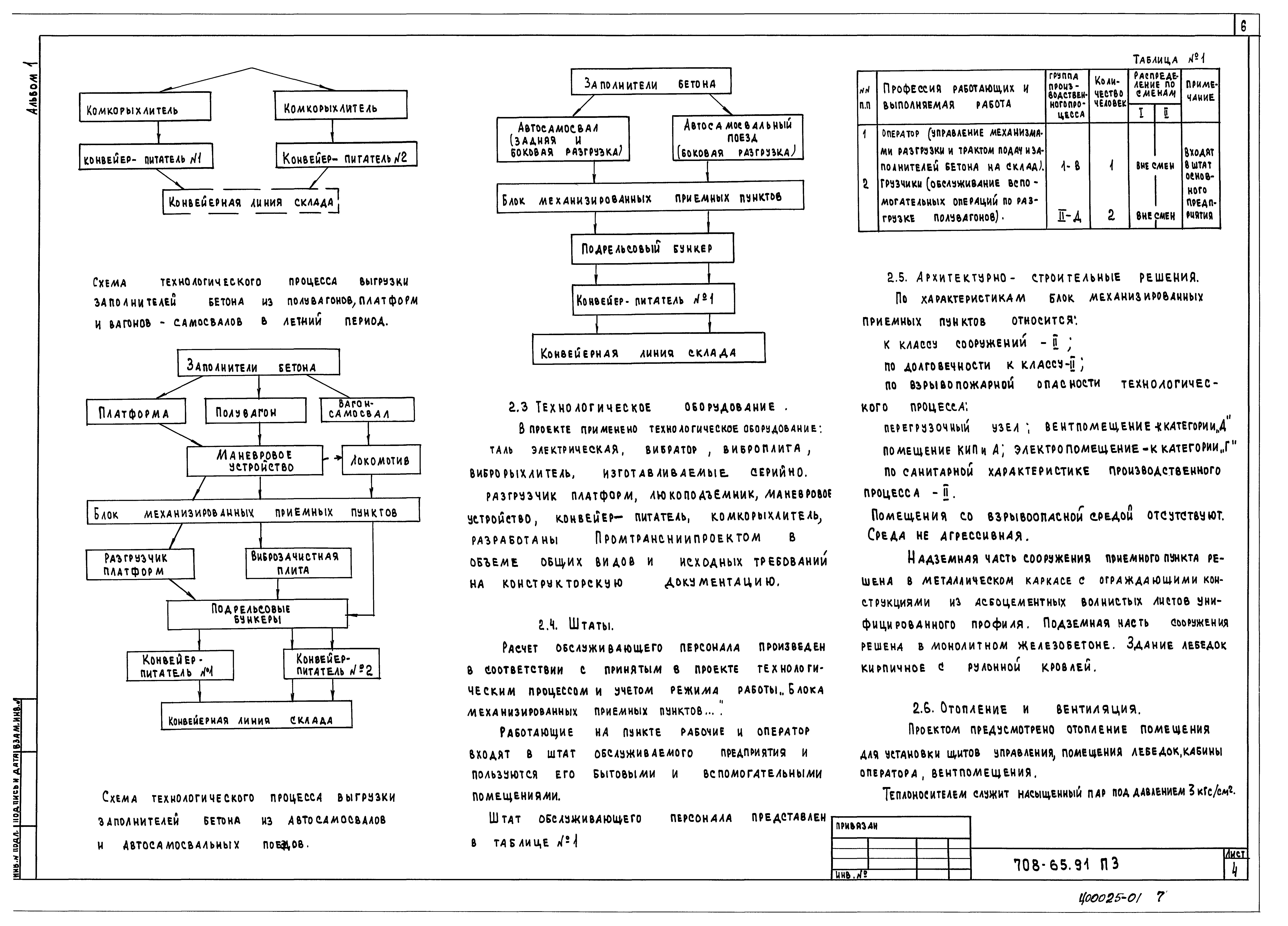 Типовой проект 708-65.91