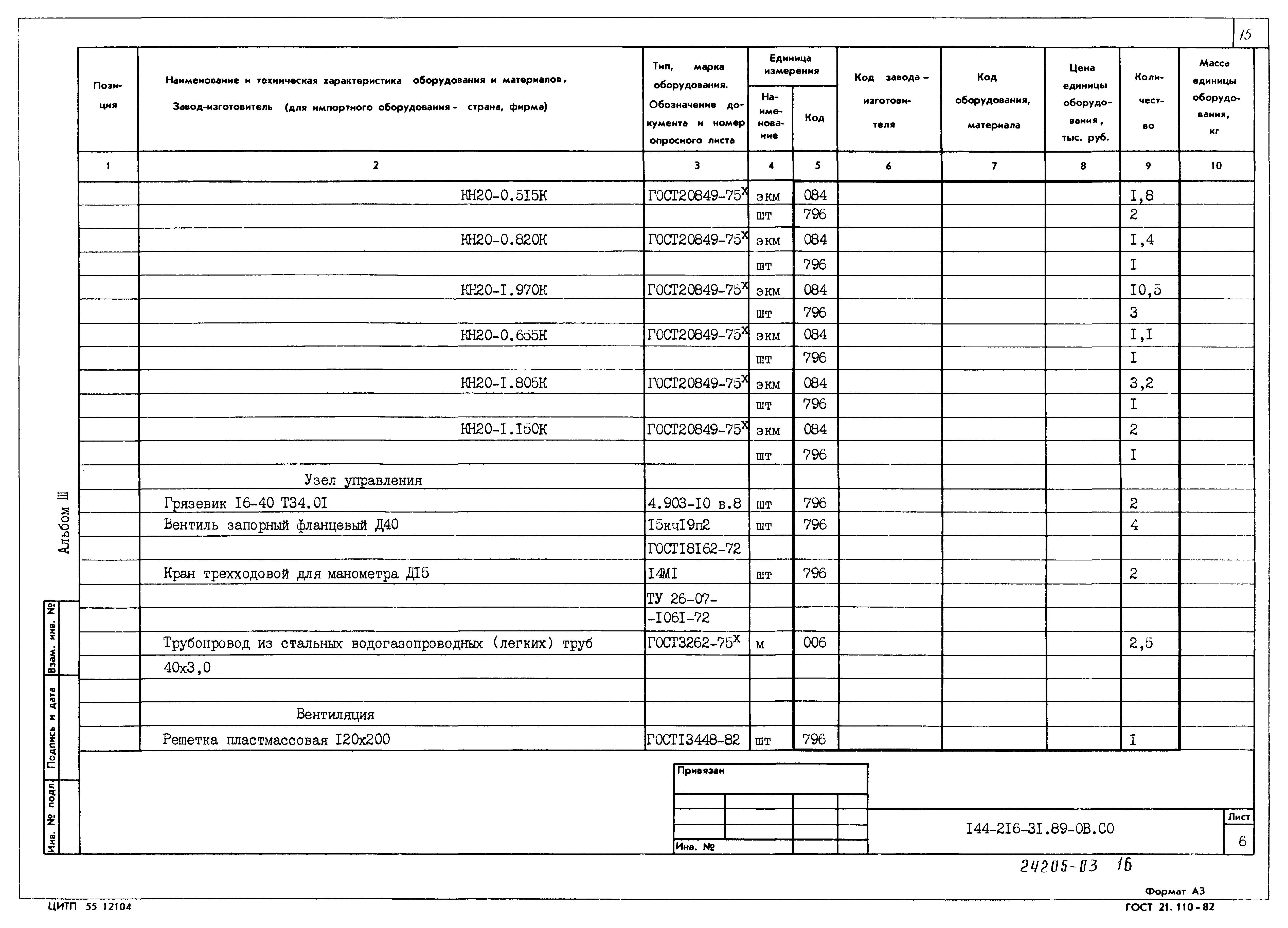 Типовой проект 144-216-31.89