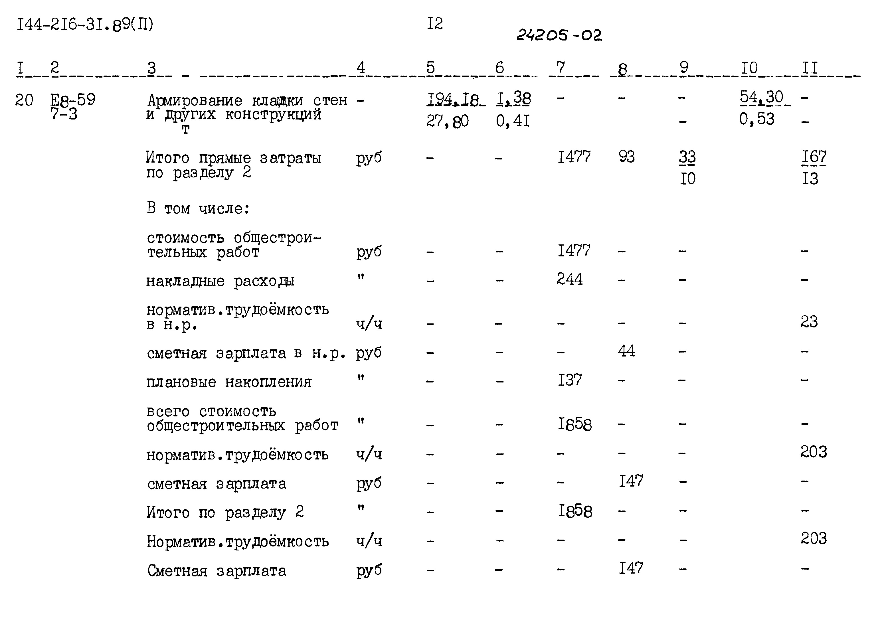 Типовой проект 144-216-31.89