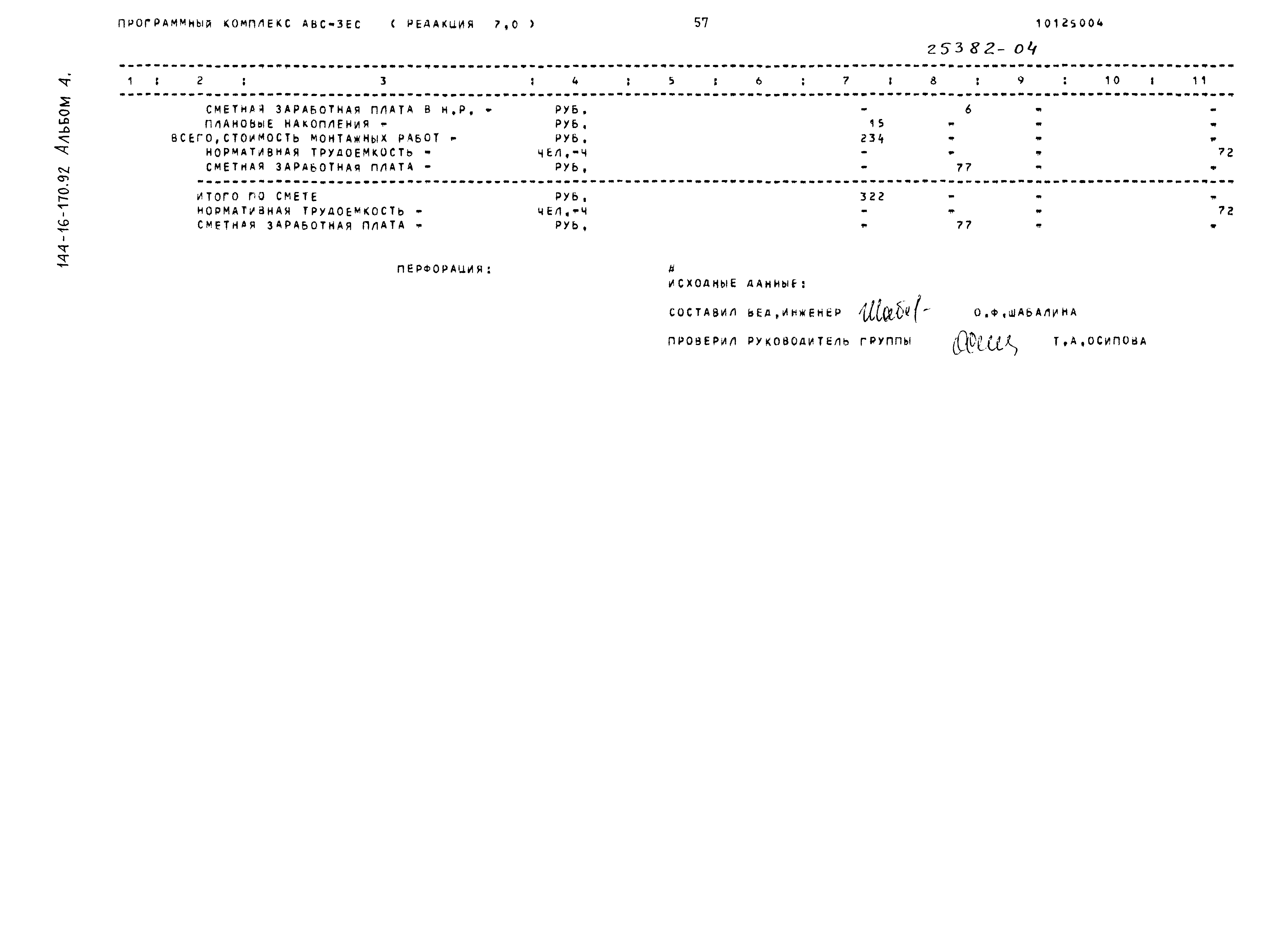 Типовой проект 144-16-170.92