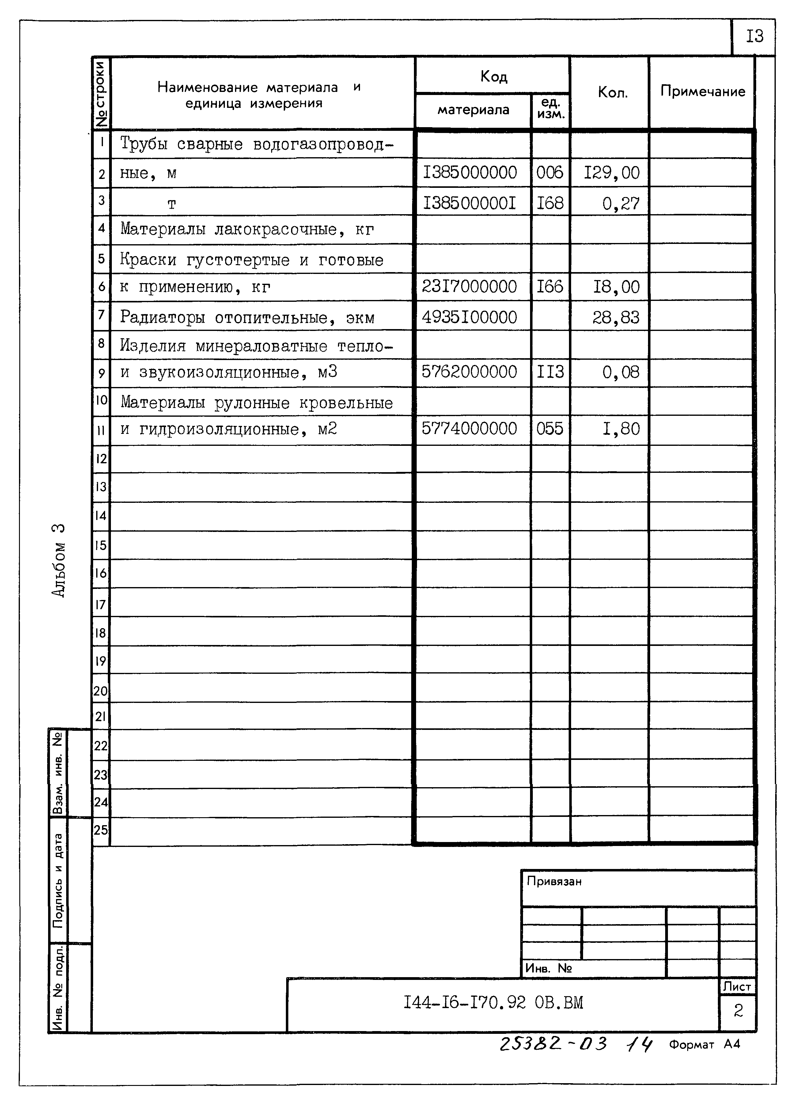 Типовой проект 144-16-170.92