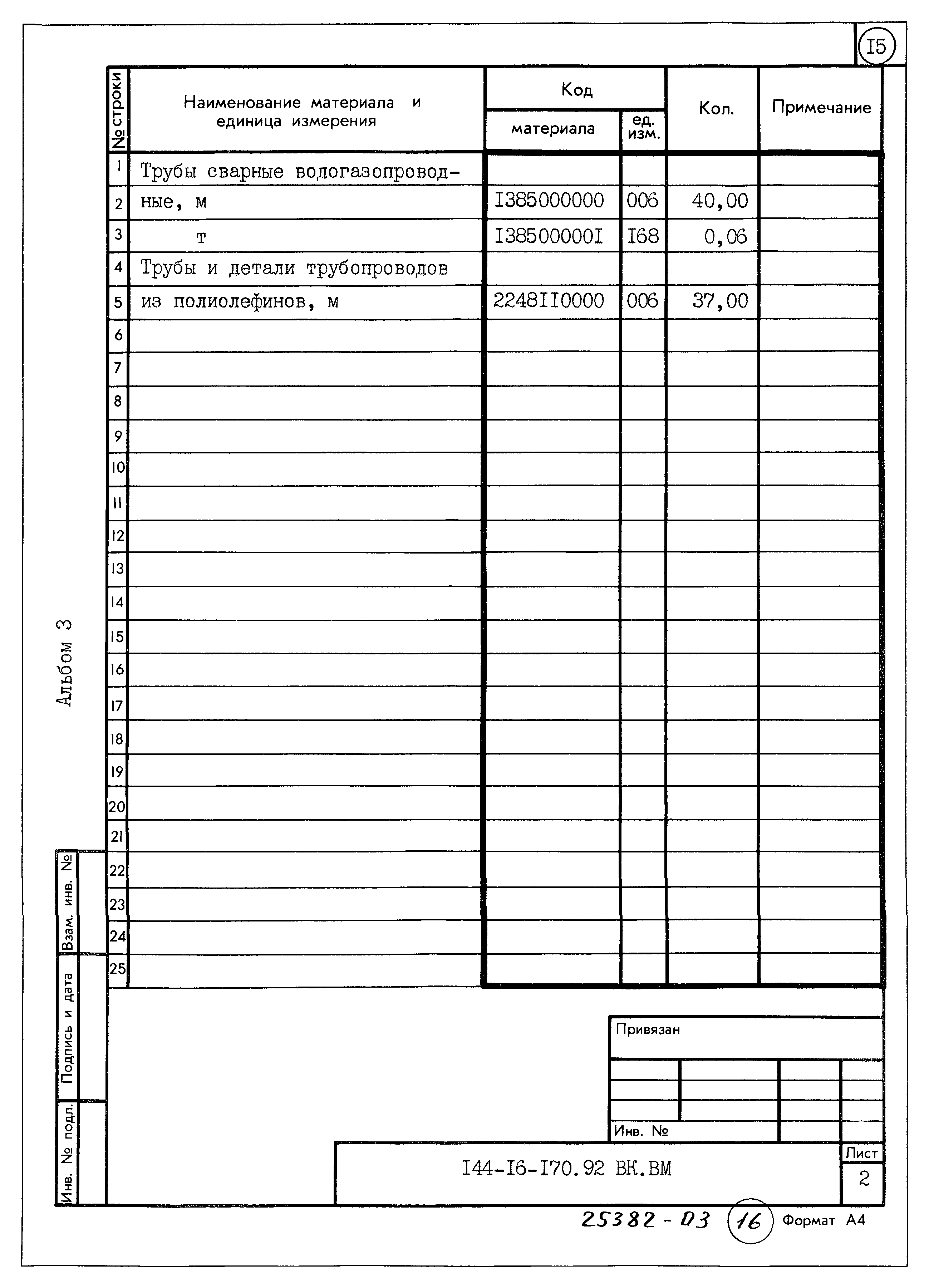 Типовой проект 144-16-170.92