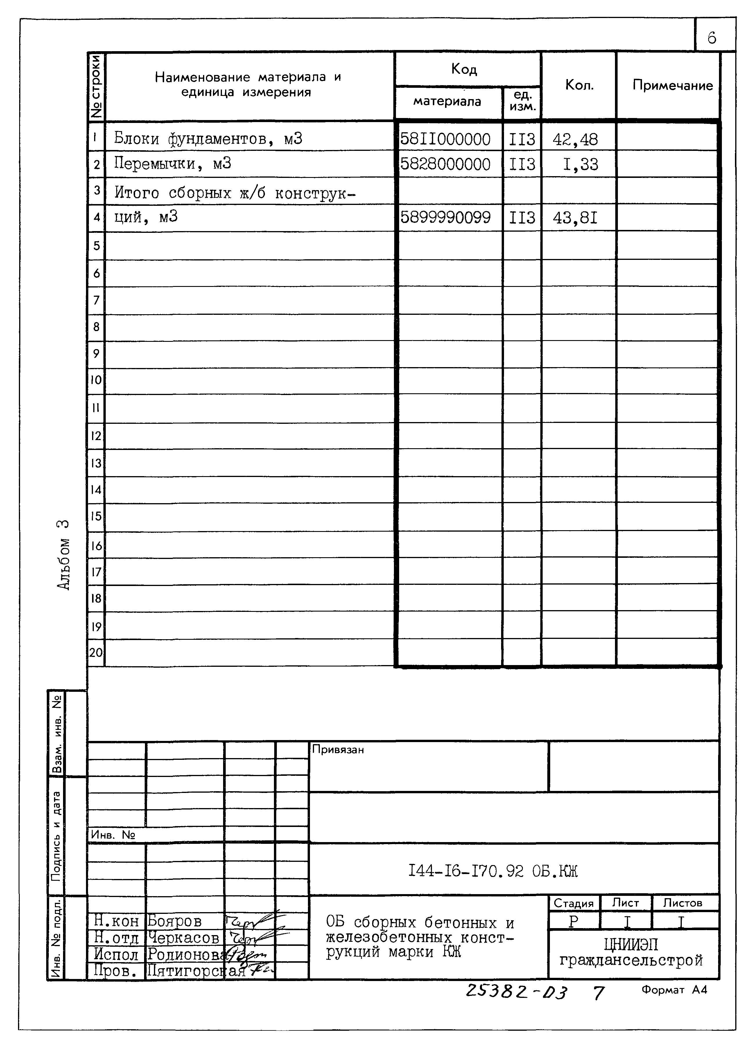 Типовой проект 144-16-170.92