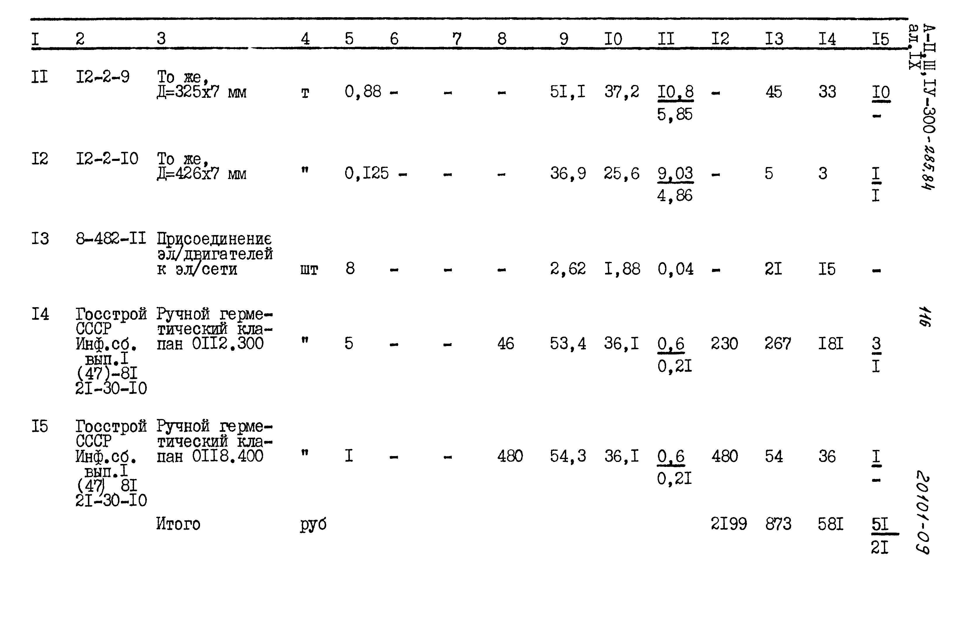 Типовой проект А-II,III,IV-300-285.84