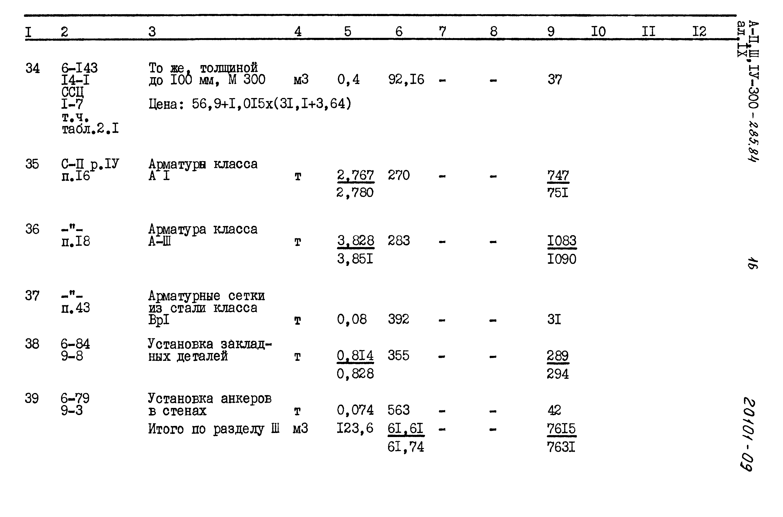 Типовой проект А-II,III,IV-300-285.84