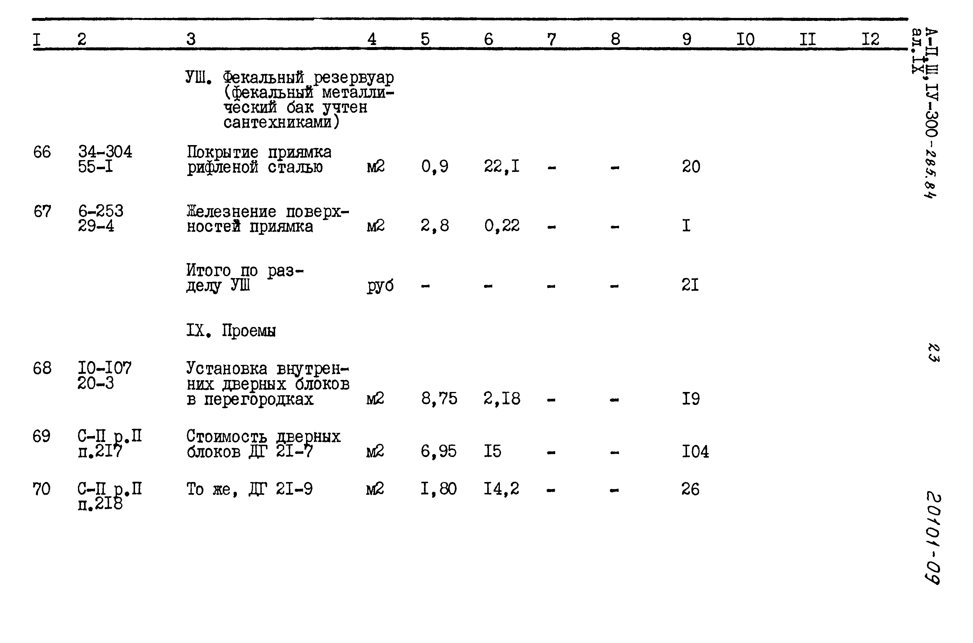 Типовой проект А-II,III,IV-300-285.84