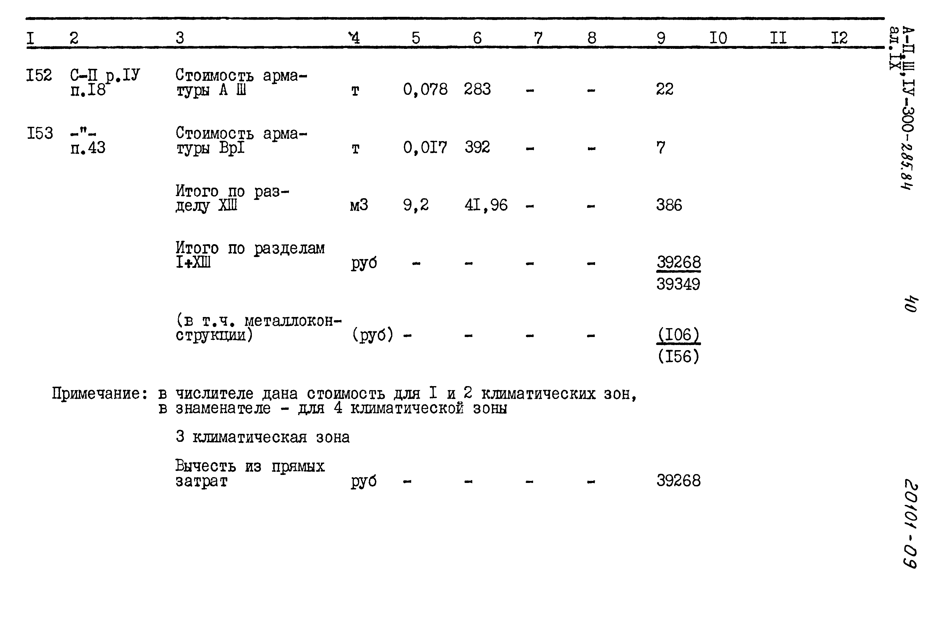 Типовой проект А-II,III,IV-300-285.84