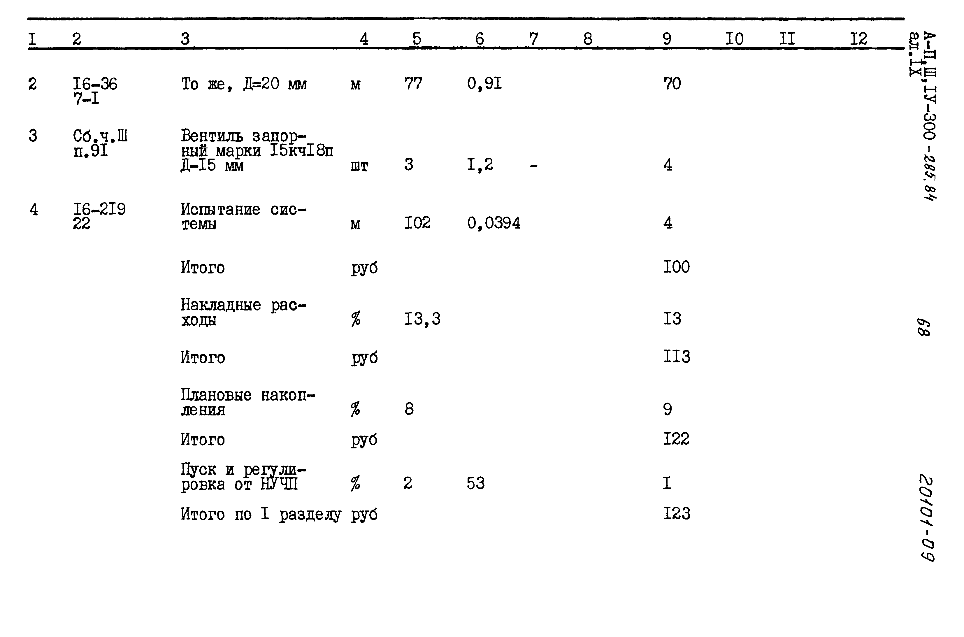Типовой проект А-II,III,IV-300-285.84