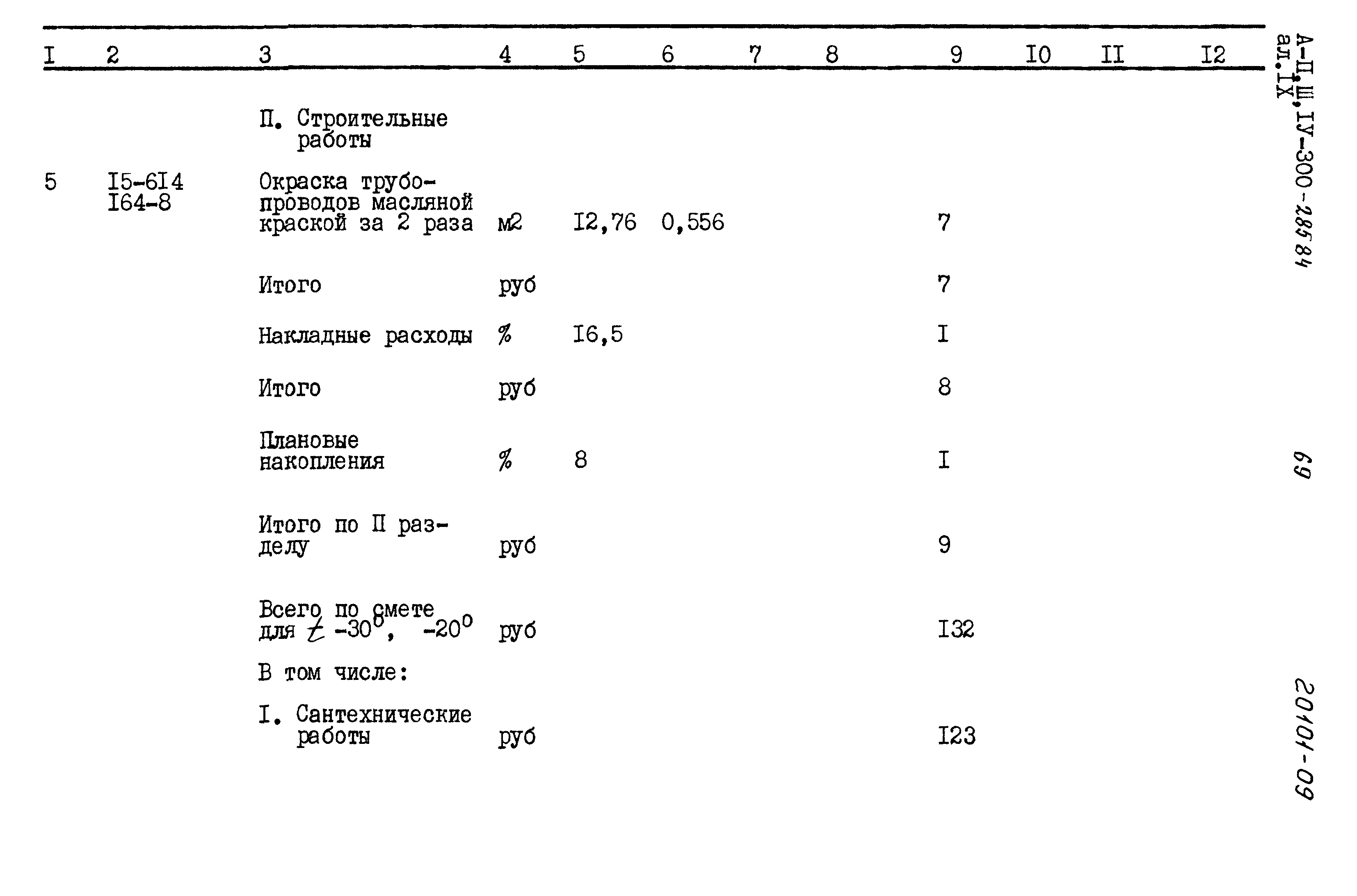 Типовой проект А-II,III,IV-300-285.84