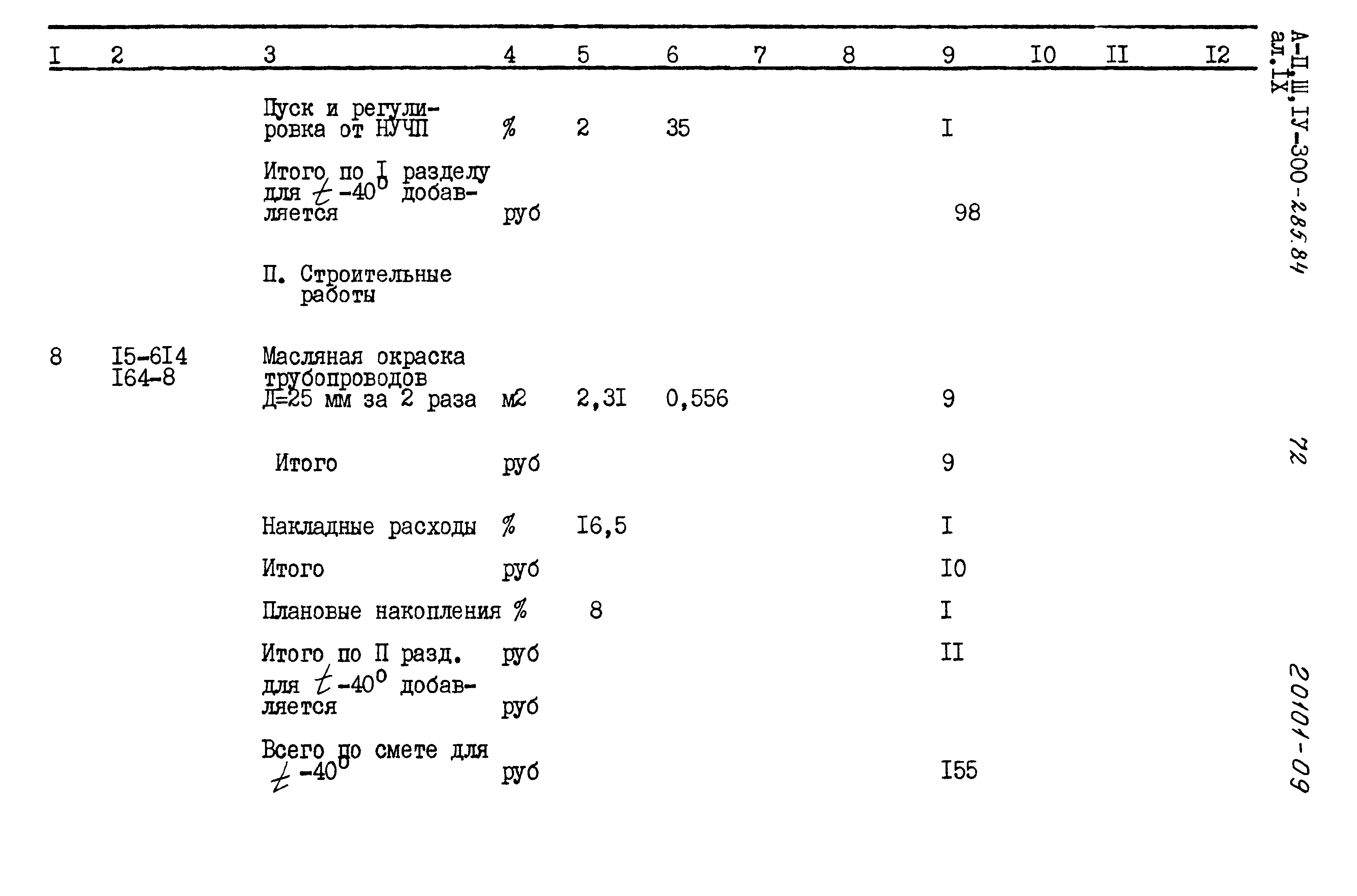 Типовой проект А-II,III,IV-300-285.84