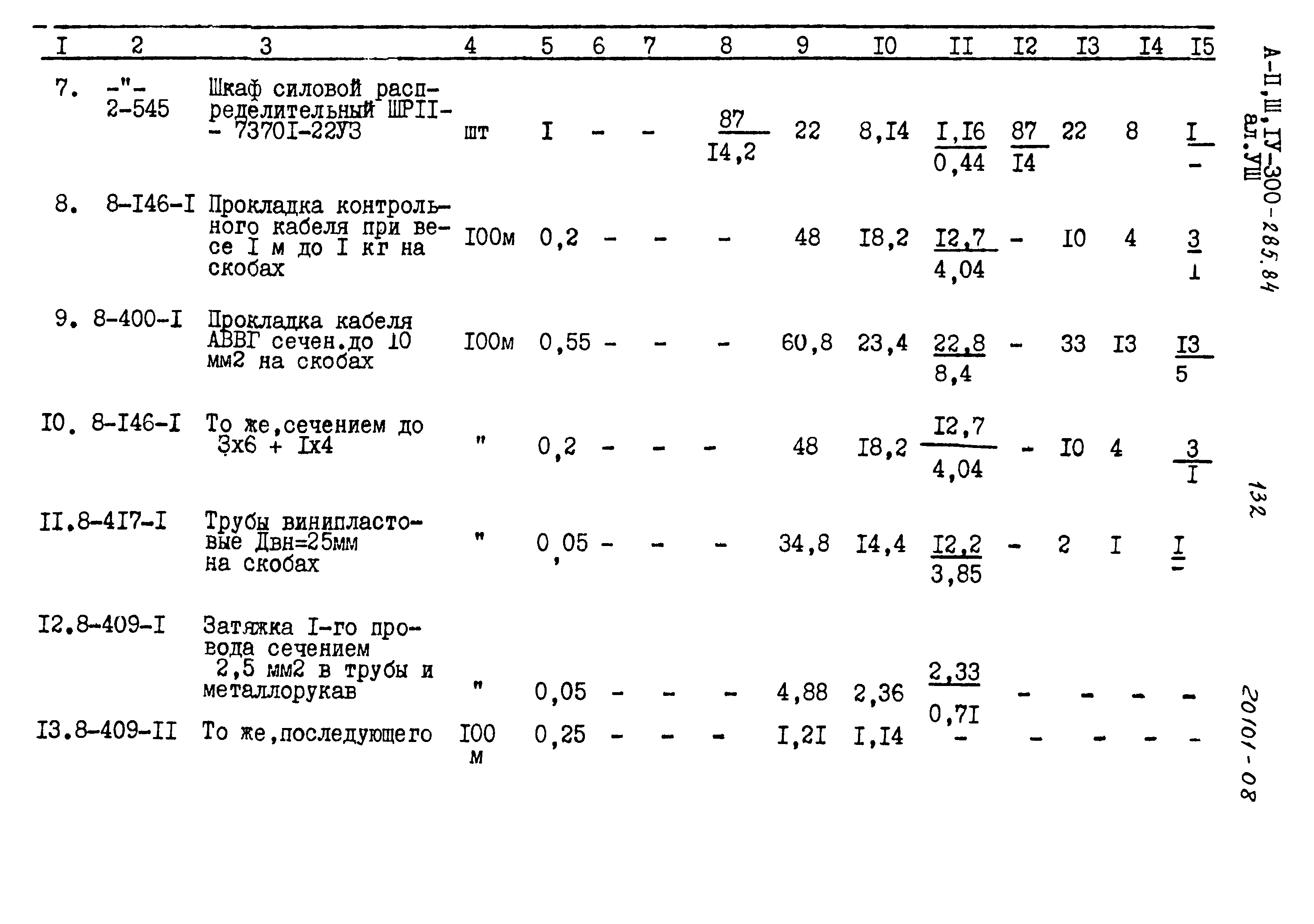 Типовой проект А-II,III,IV-300-285.84