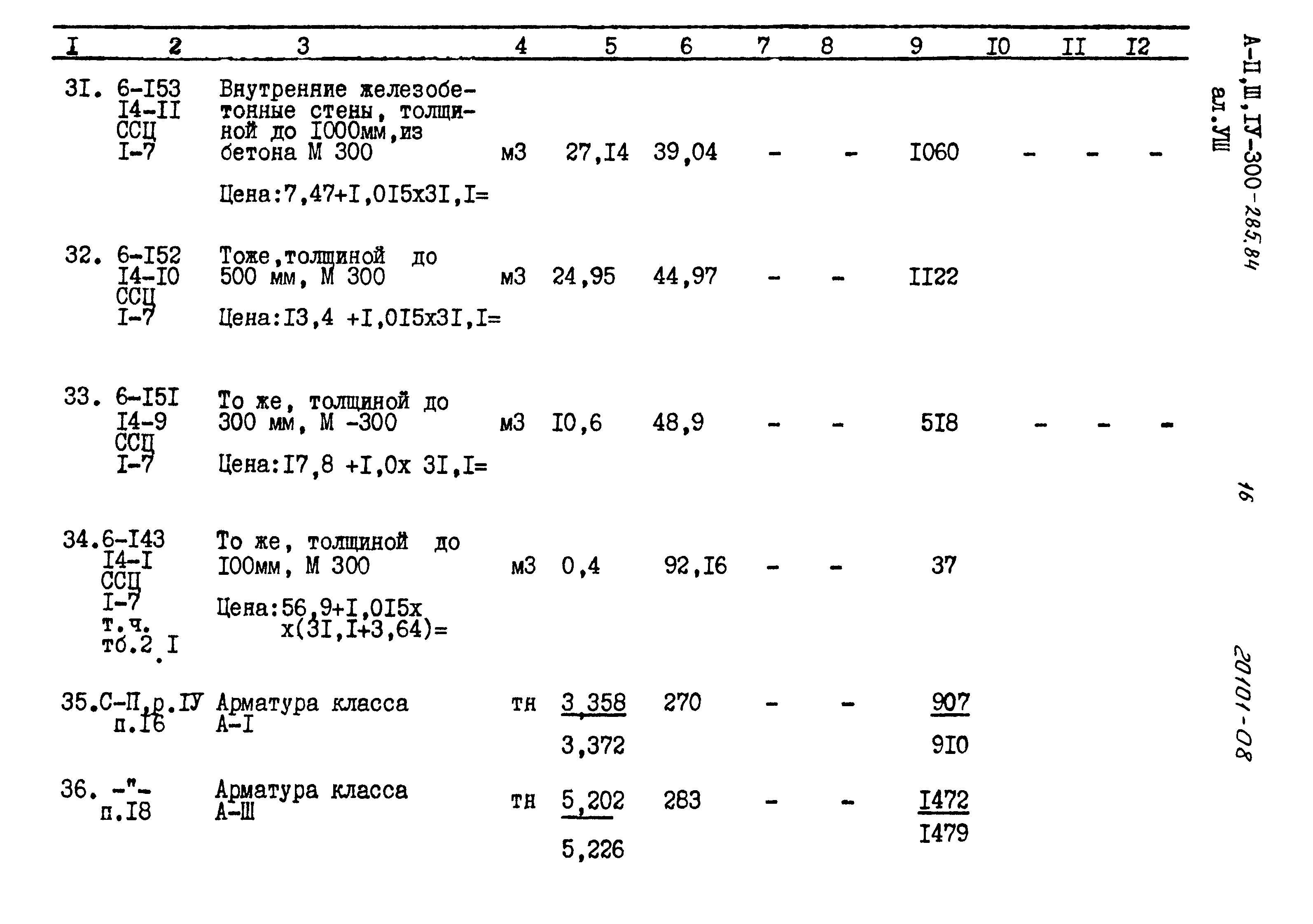 Типовой проект А-II,III,IV-300-285.84