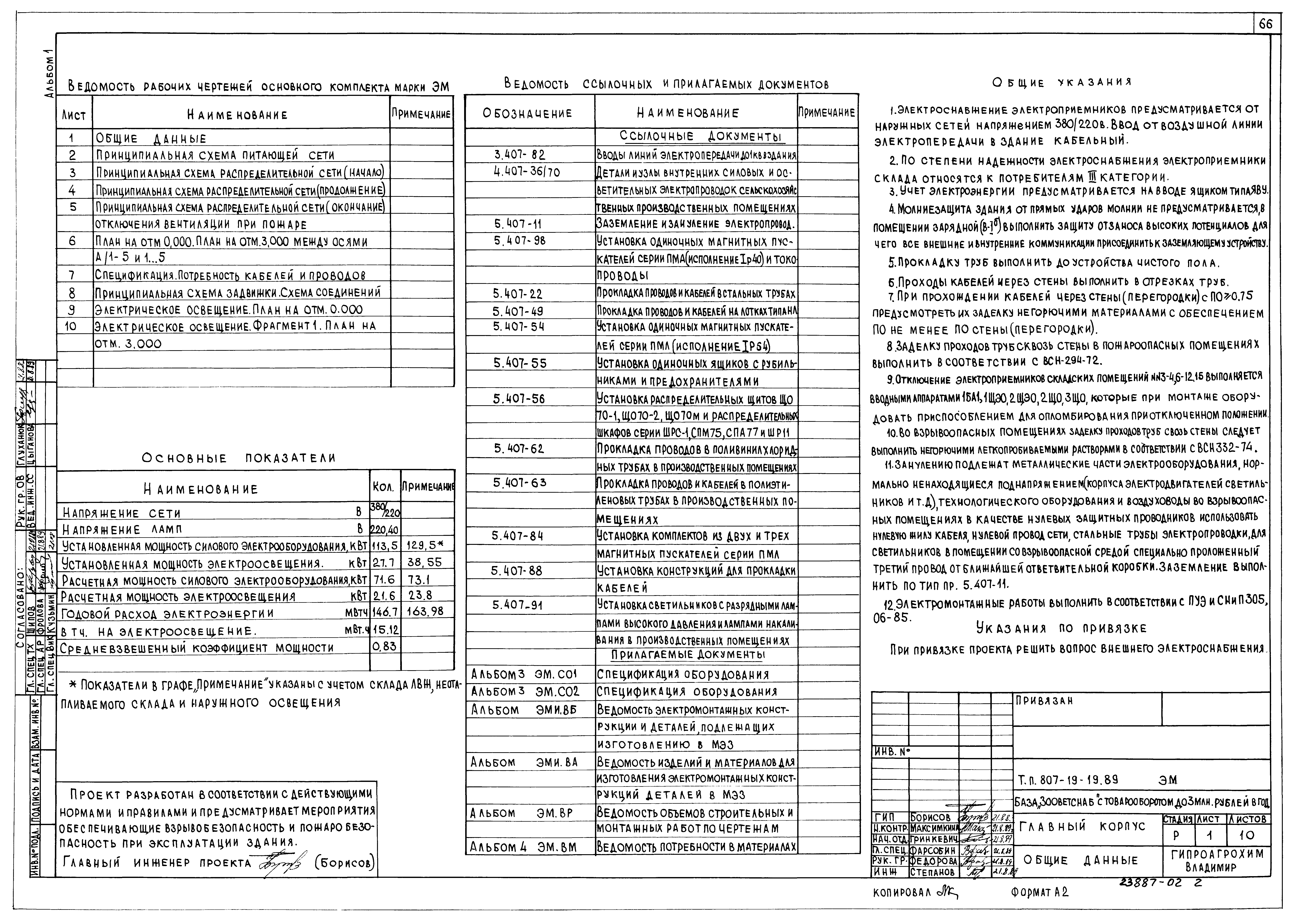 Типовой проект 807-19-19.89