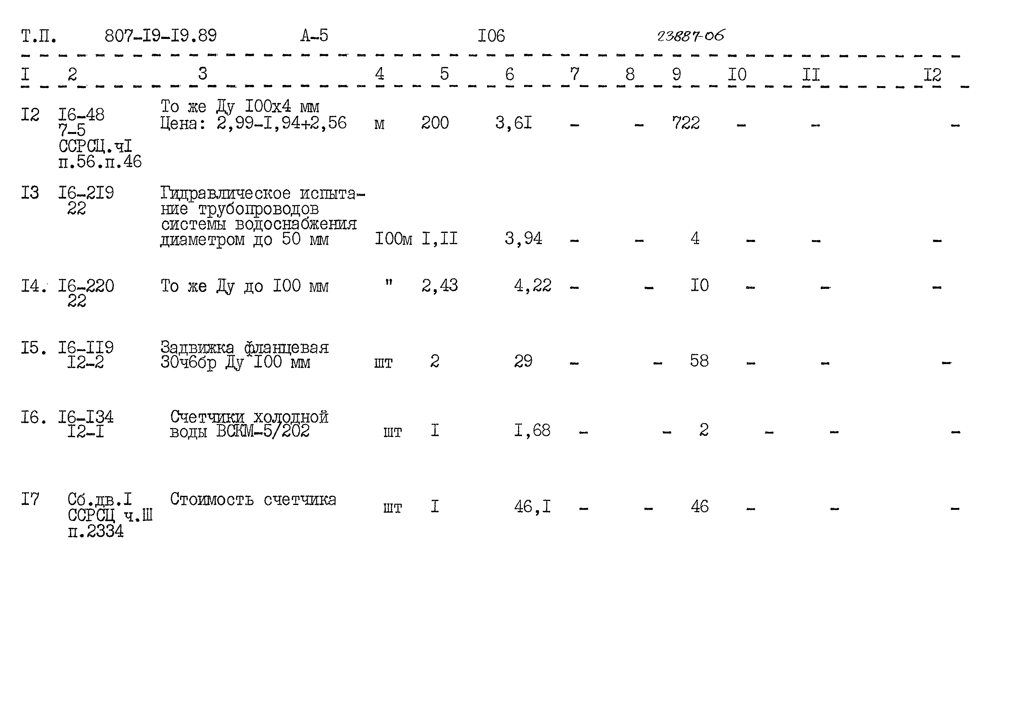 Типовой проект 807-19-19.89