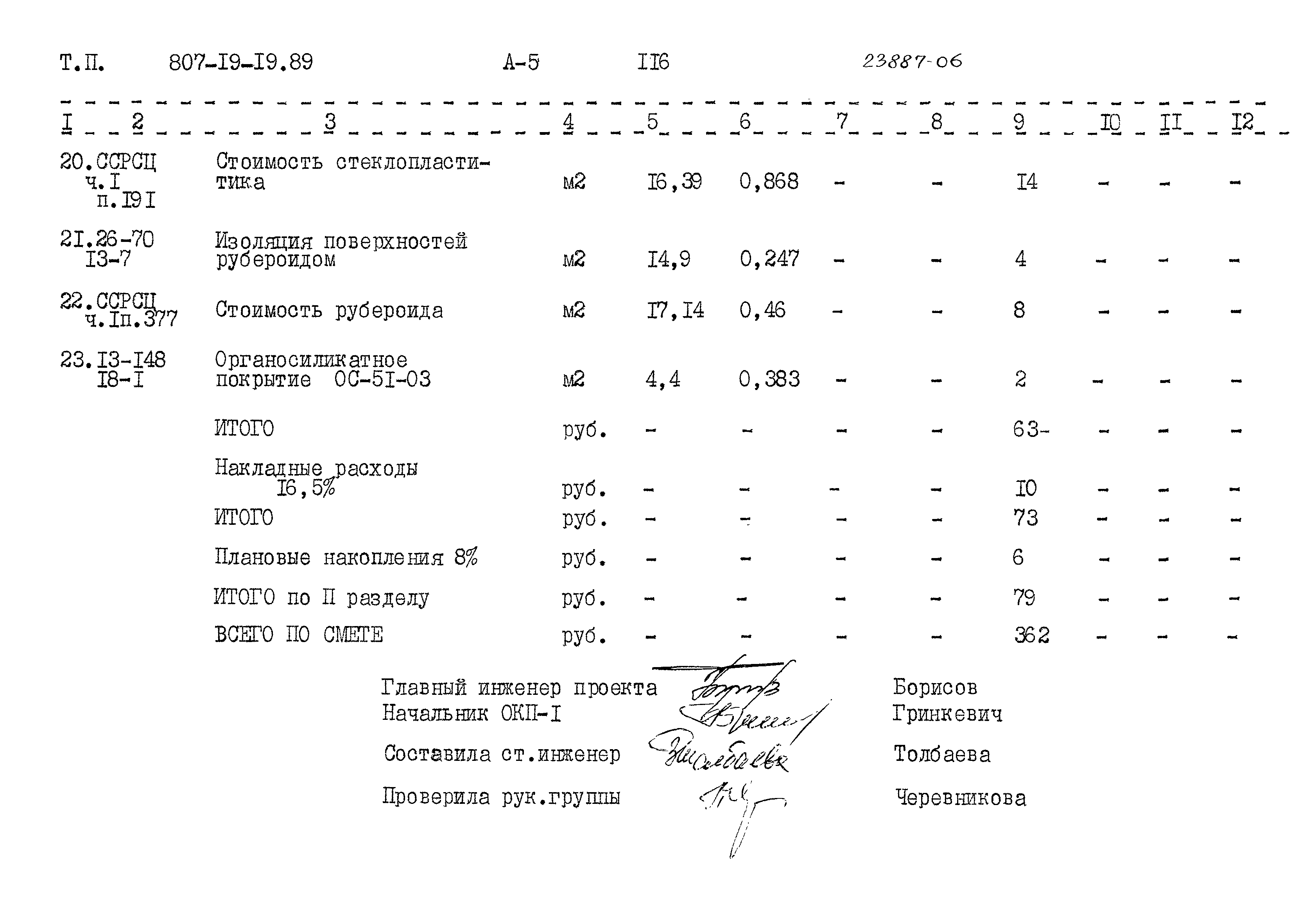 Типовой проект 807-19-19.89