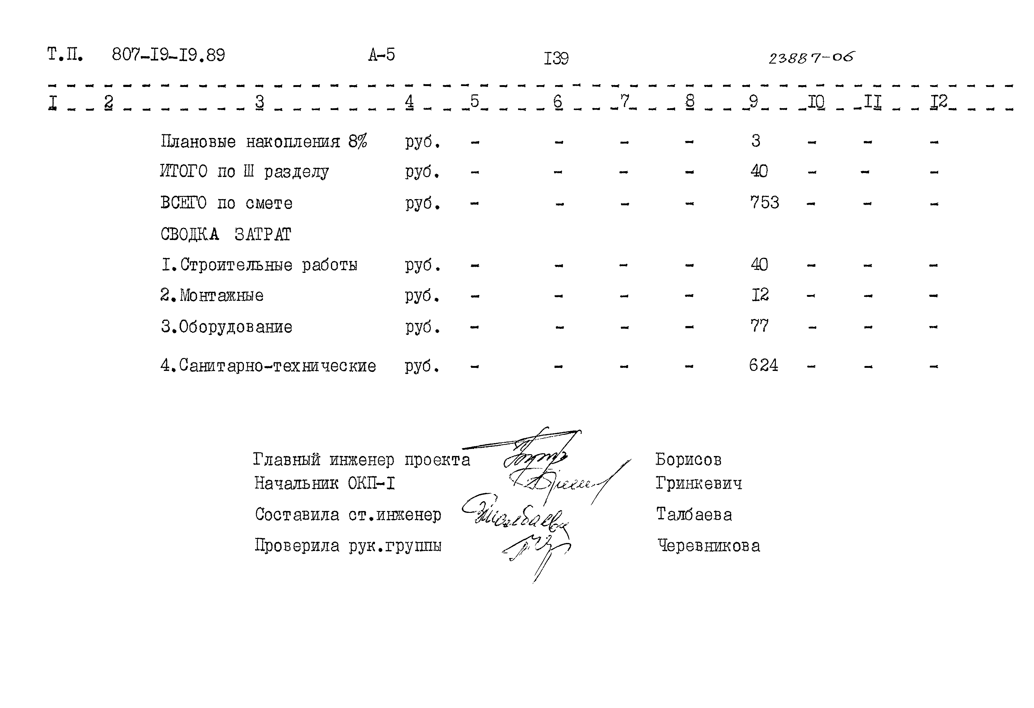 Типовой проект 807-19-19.89