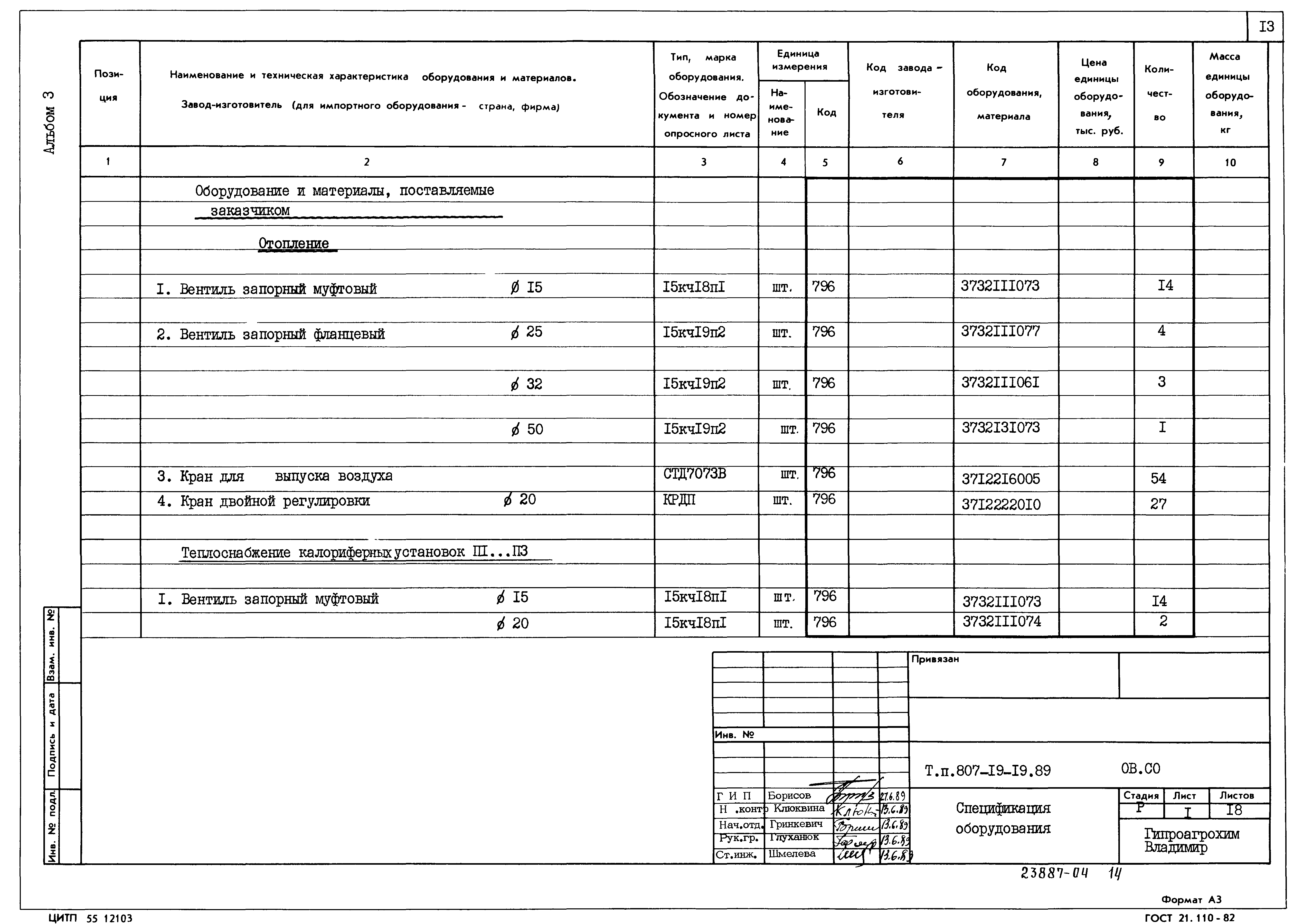 Типовой проект 807-19-19.89