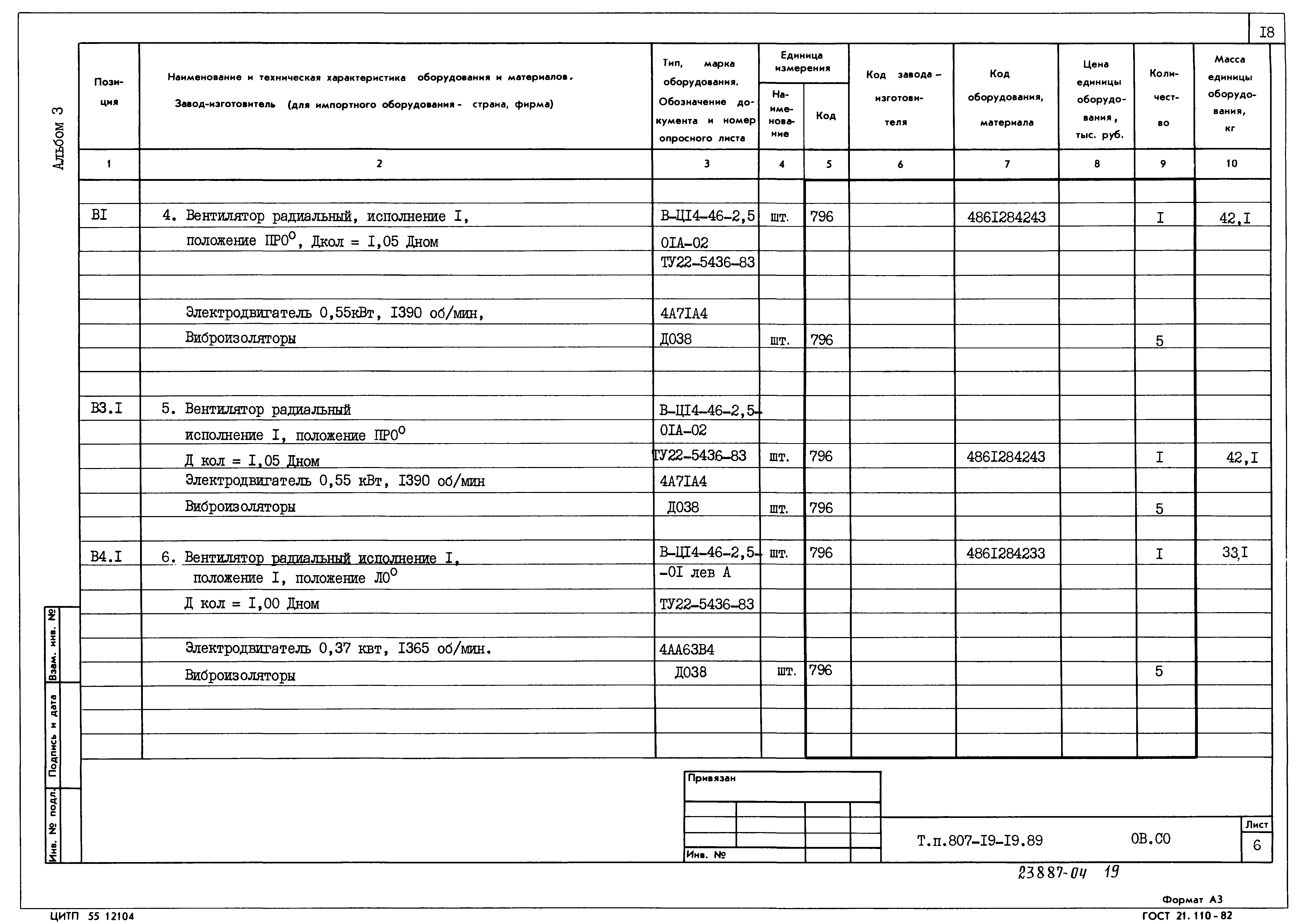 Типовой проект 807-19-19.89