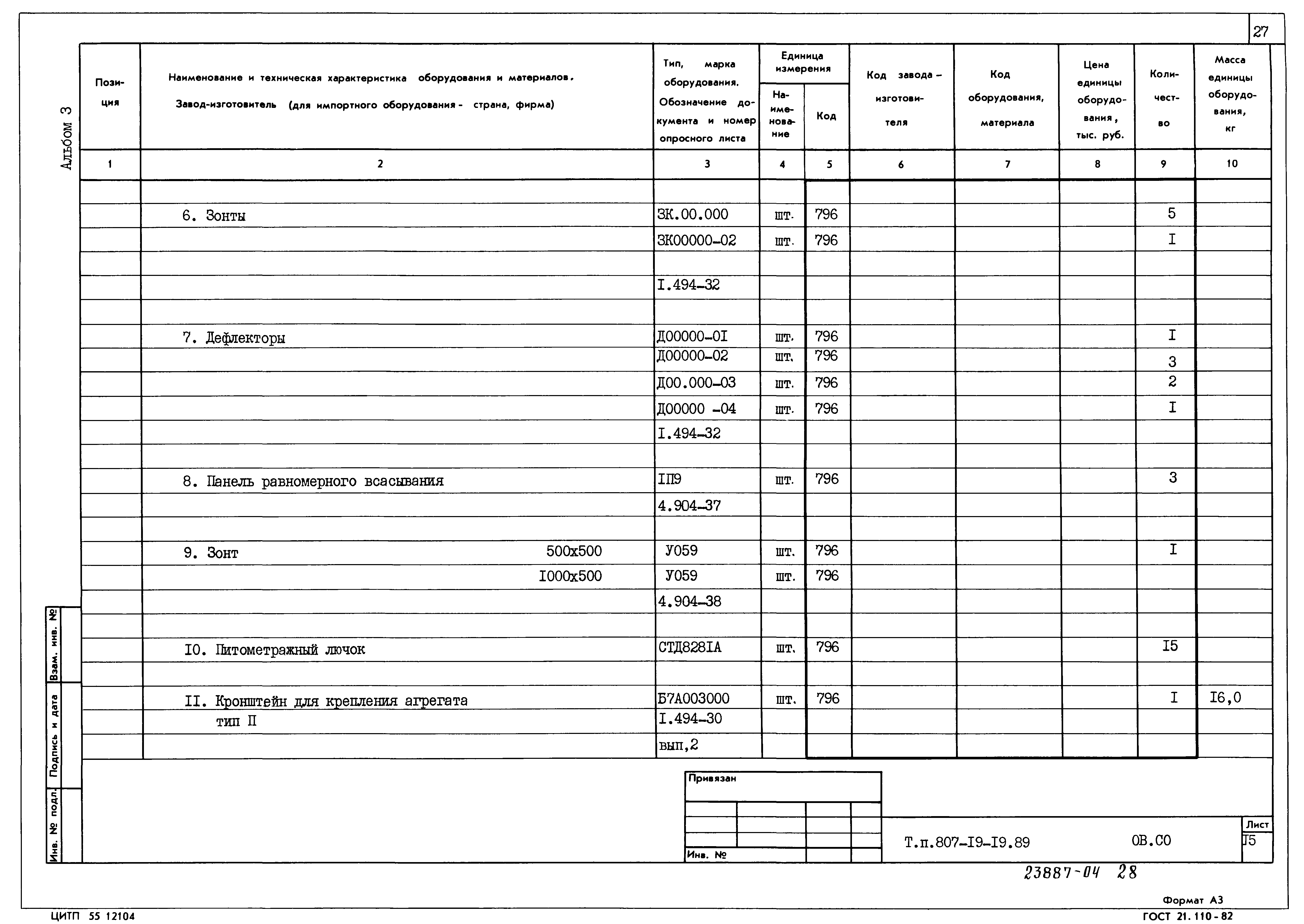 Типовой проект 807-19-19.89