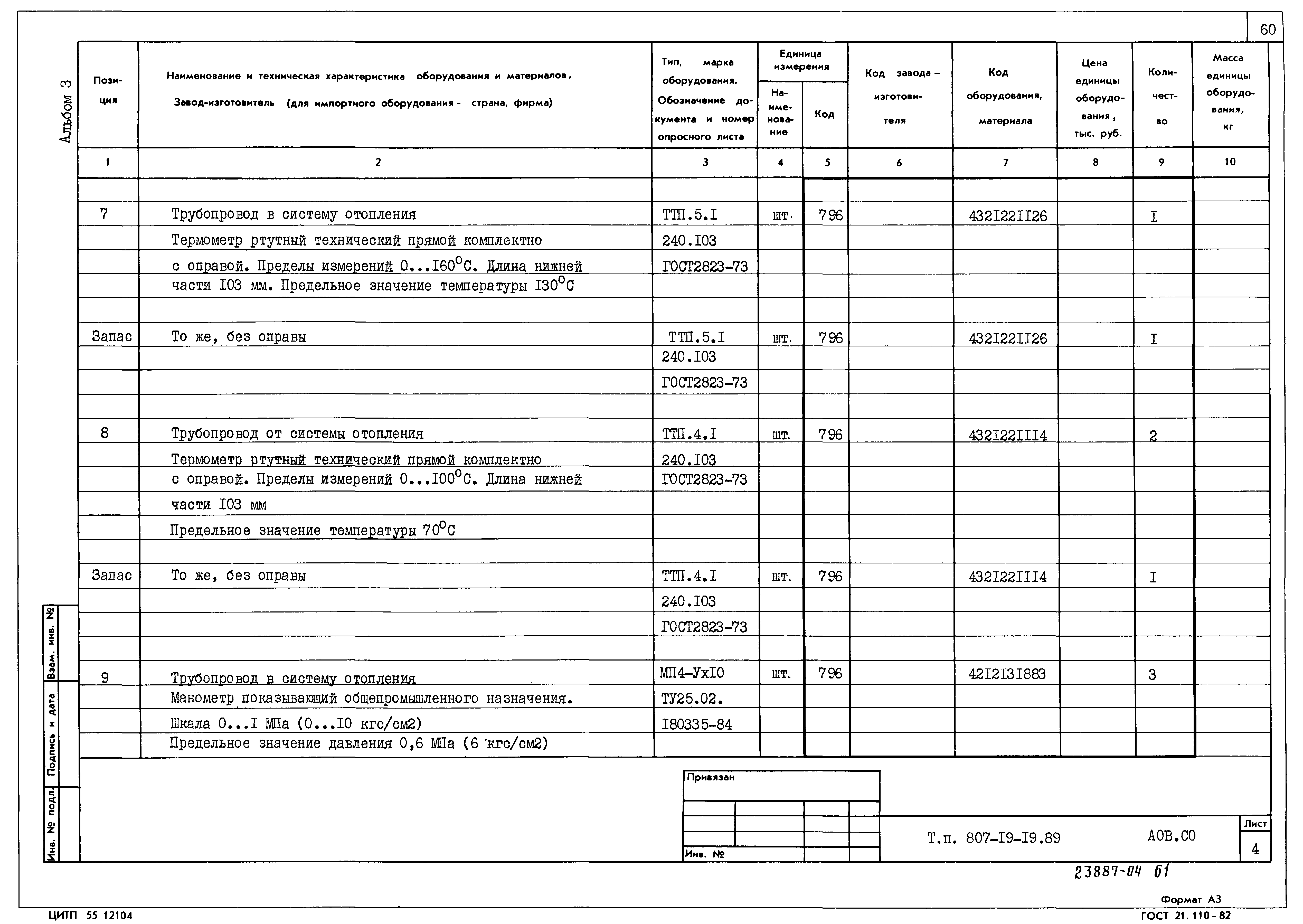 Типовой проект 807-19-19.89