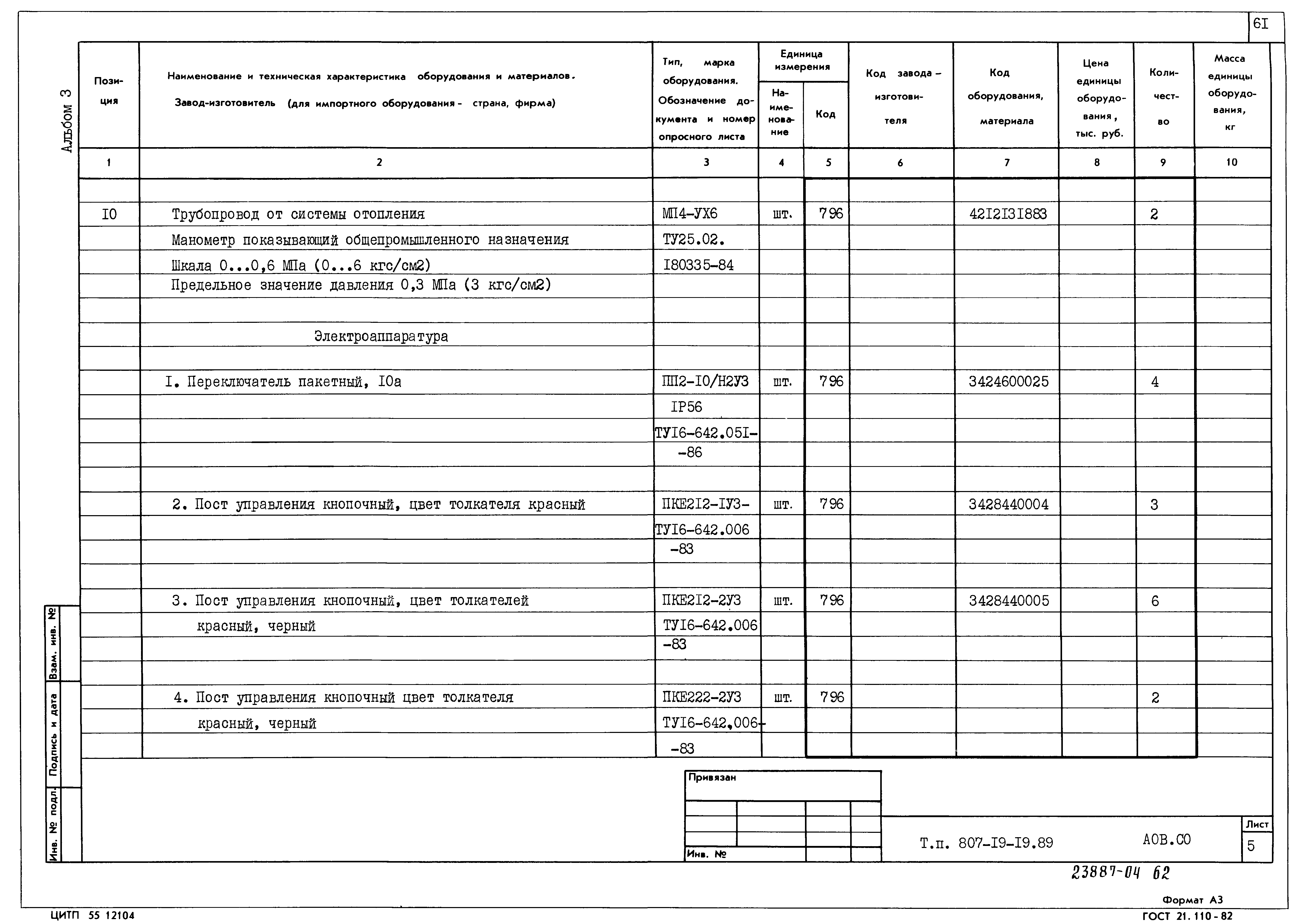 Типовой проект 807-19-19.89