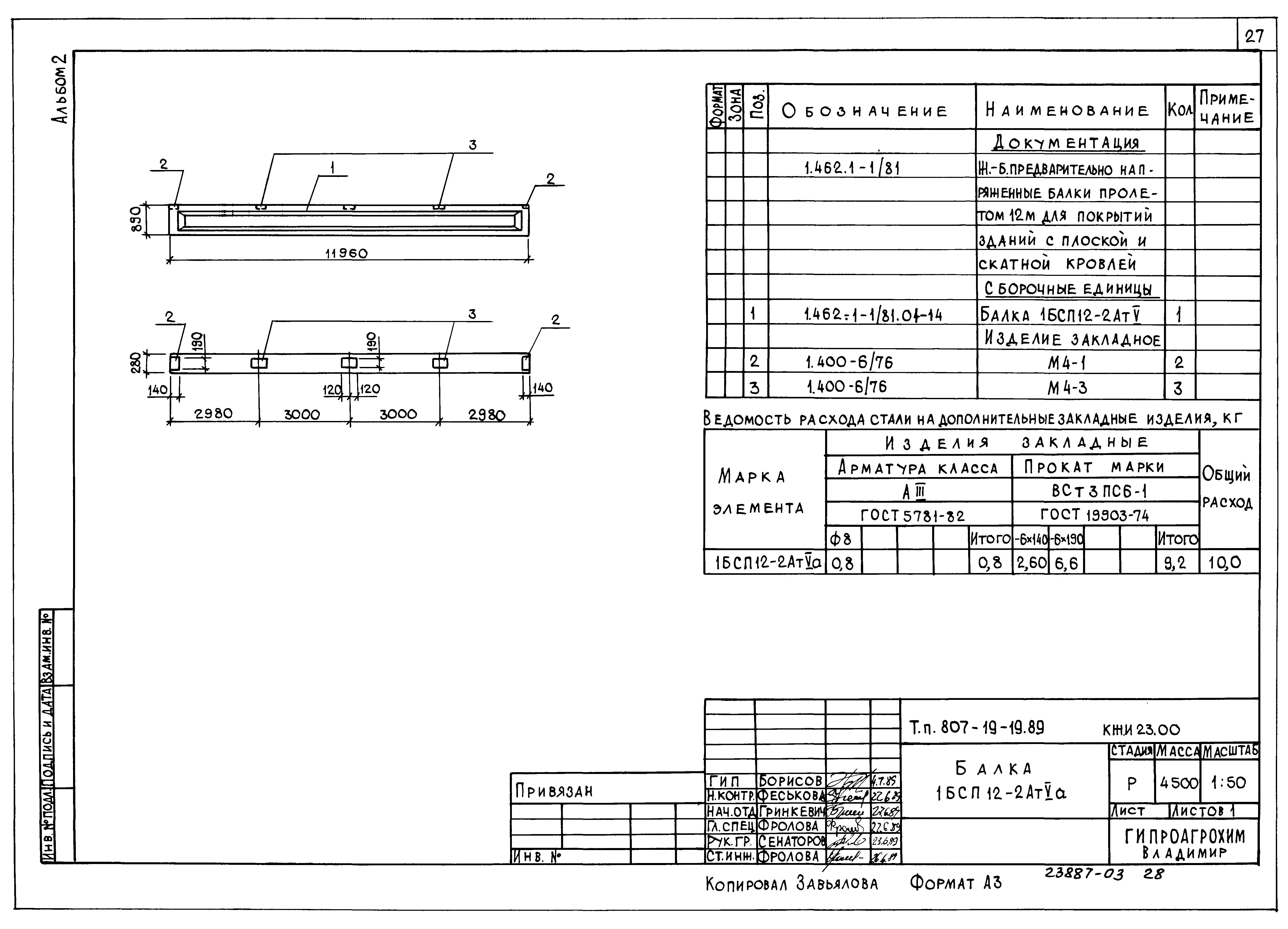 Типовой проект 807-19-19.89