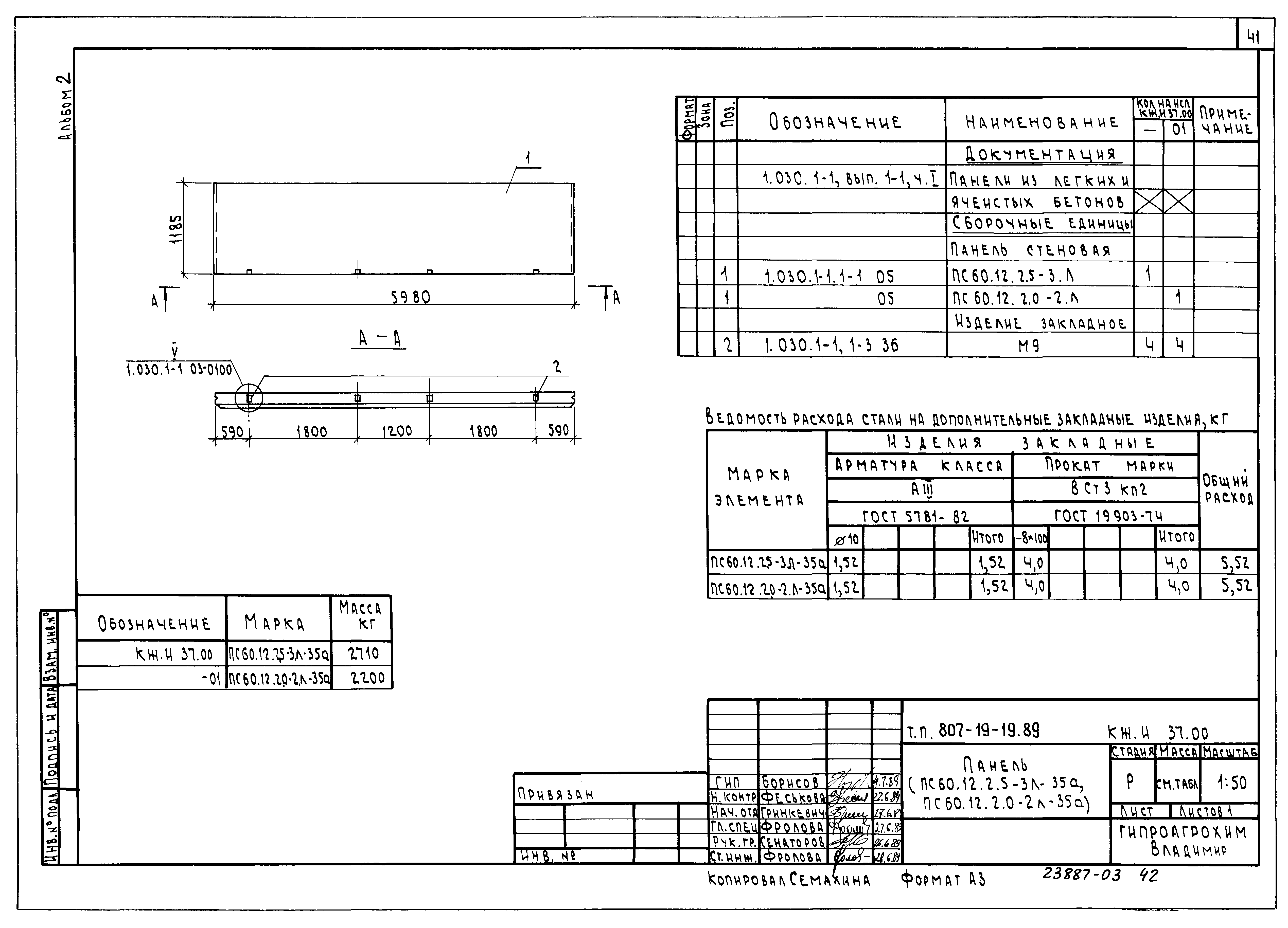 Типовой проект 807-19-19.89