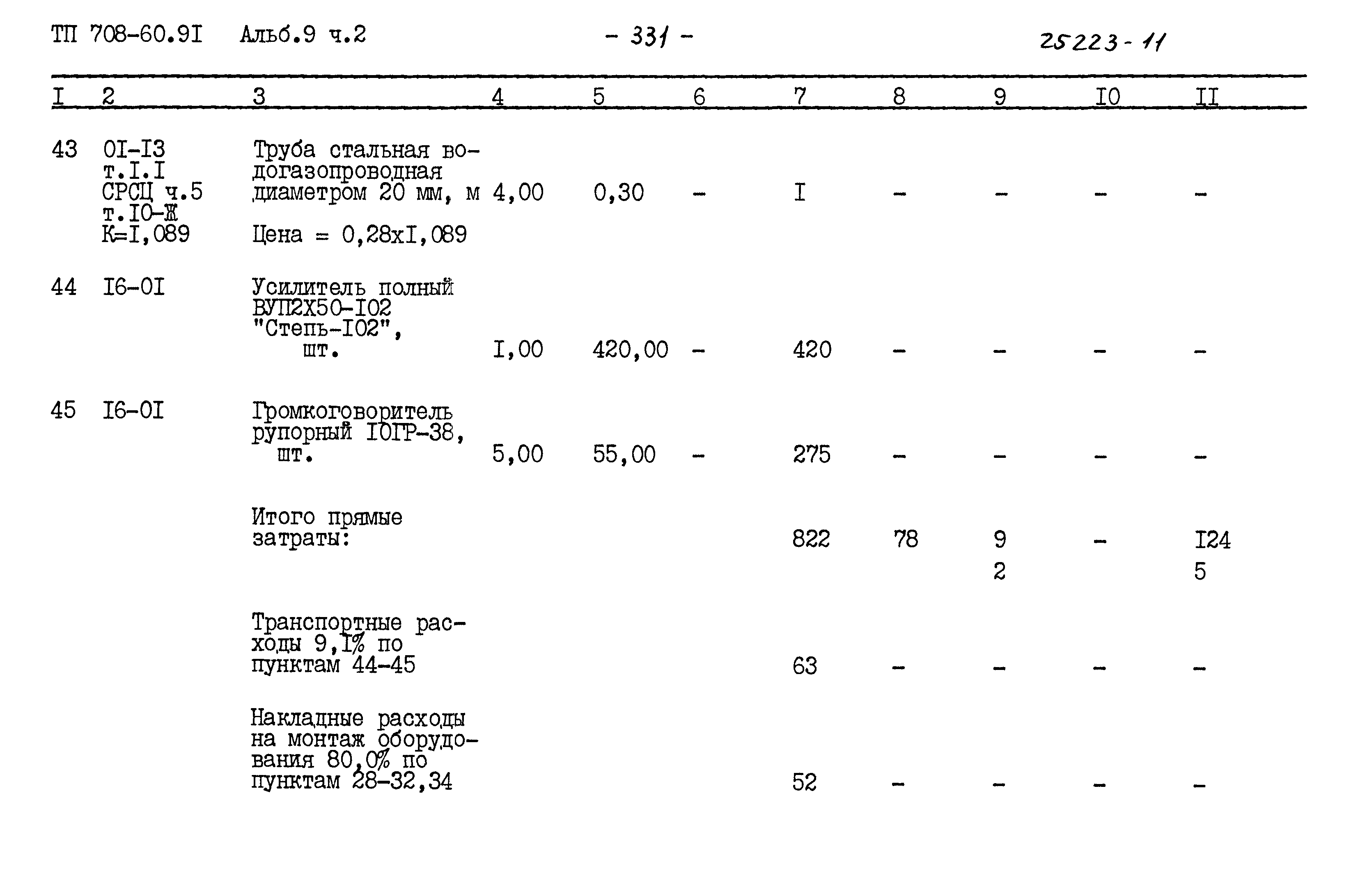 Типовой проект 708-60.91