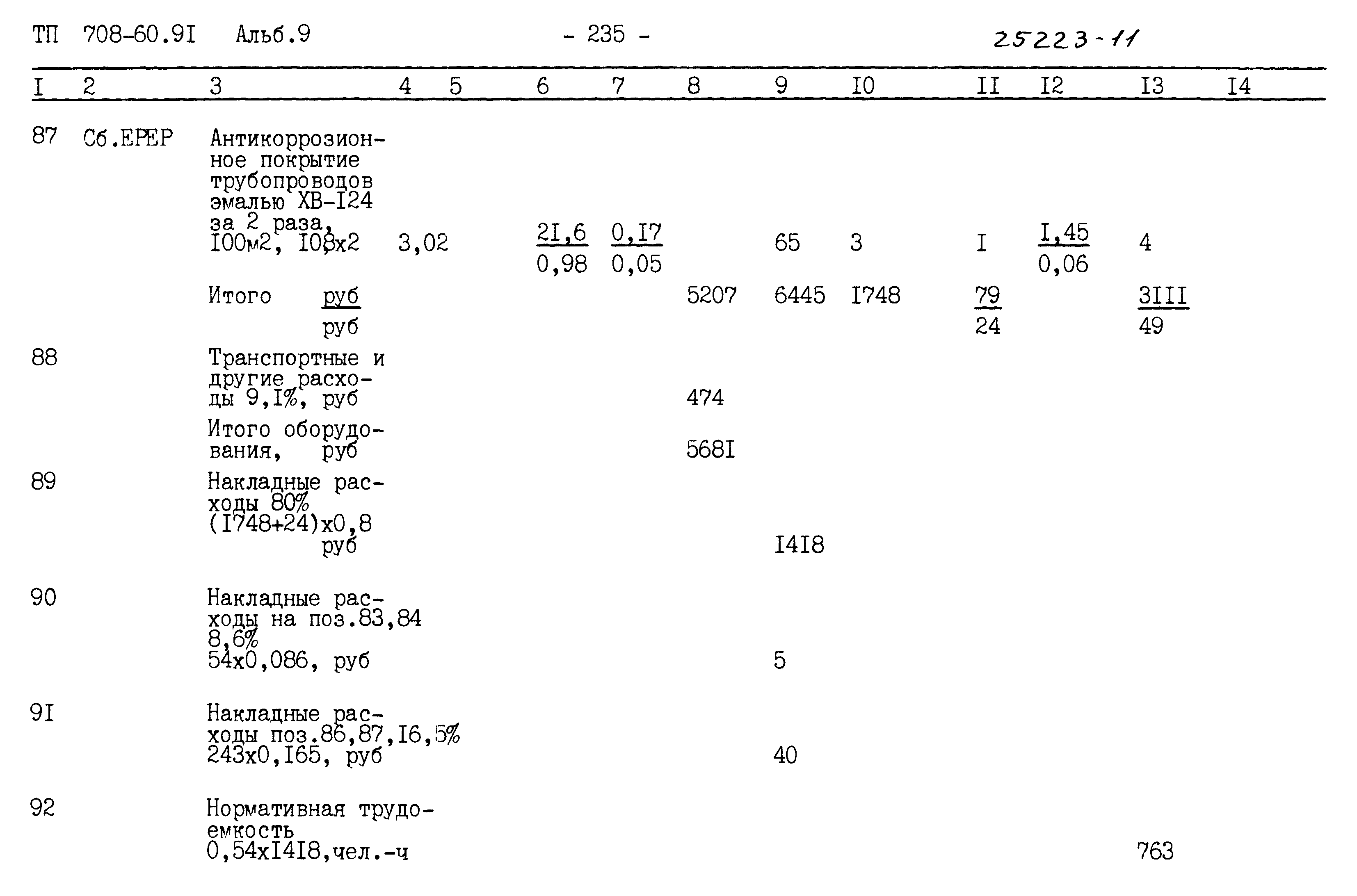 Типовой проект 708-60.91