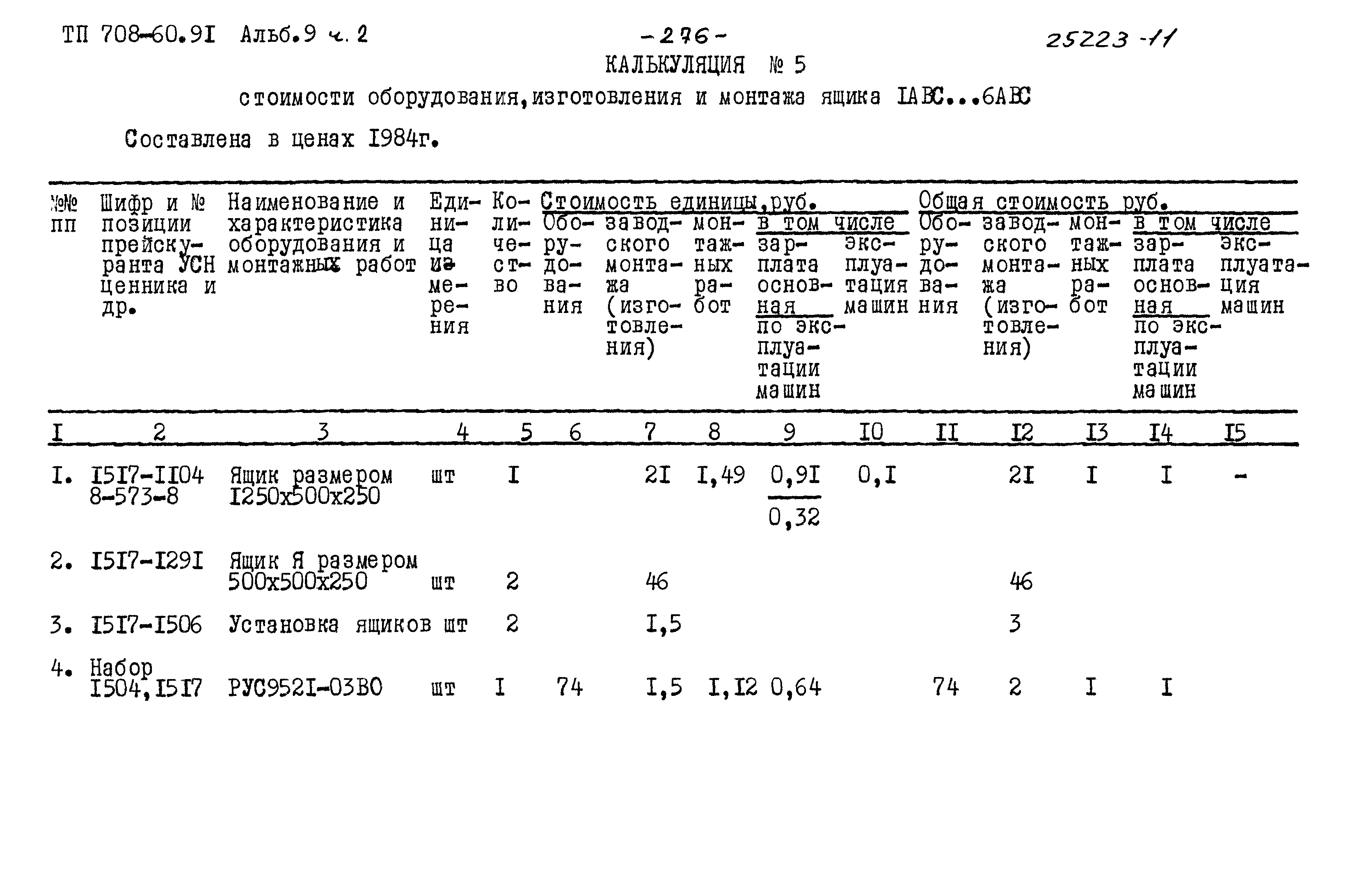 Типовой проект 708-60.91