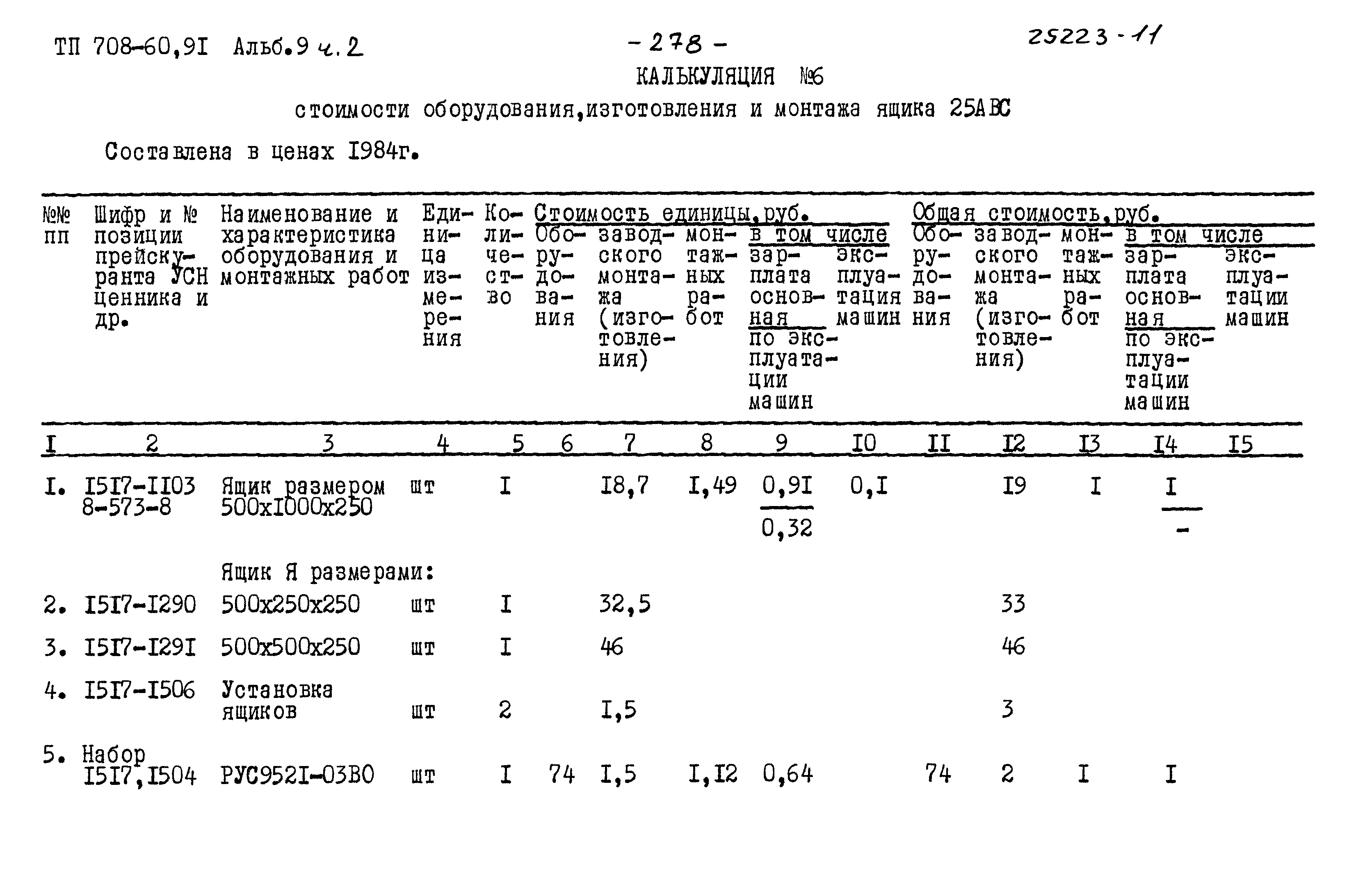 Типовой проект 708-60.91