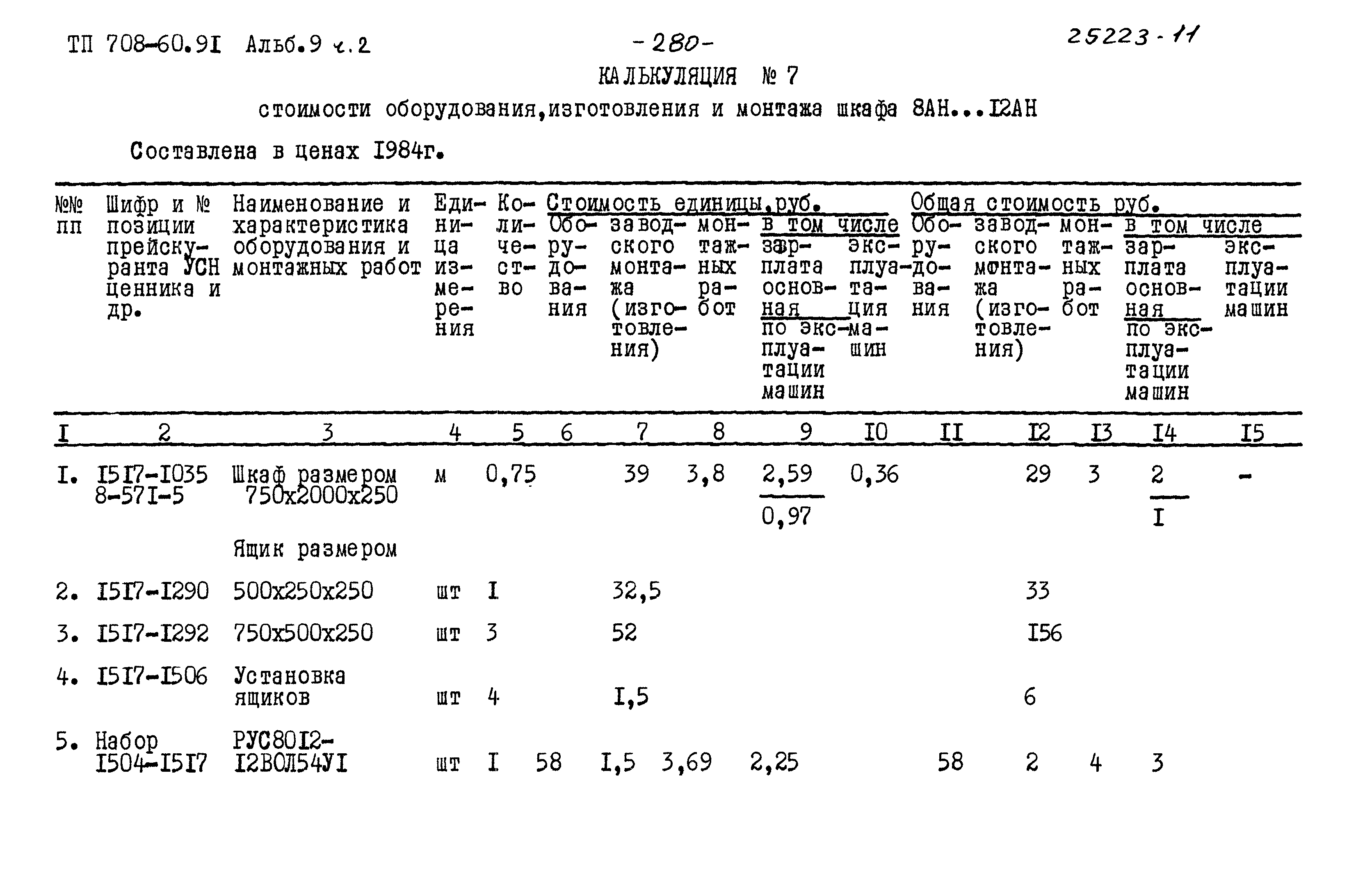 Типовой проект 708-60.91