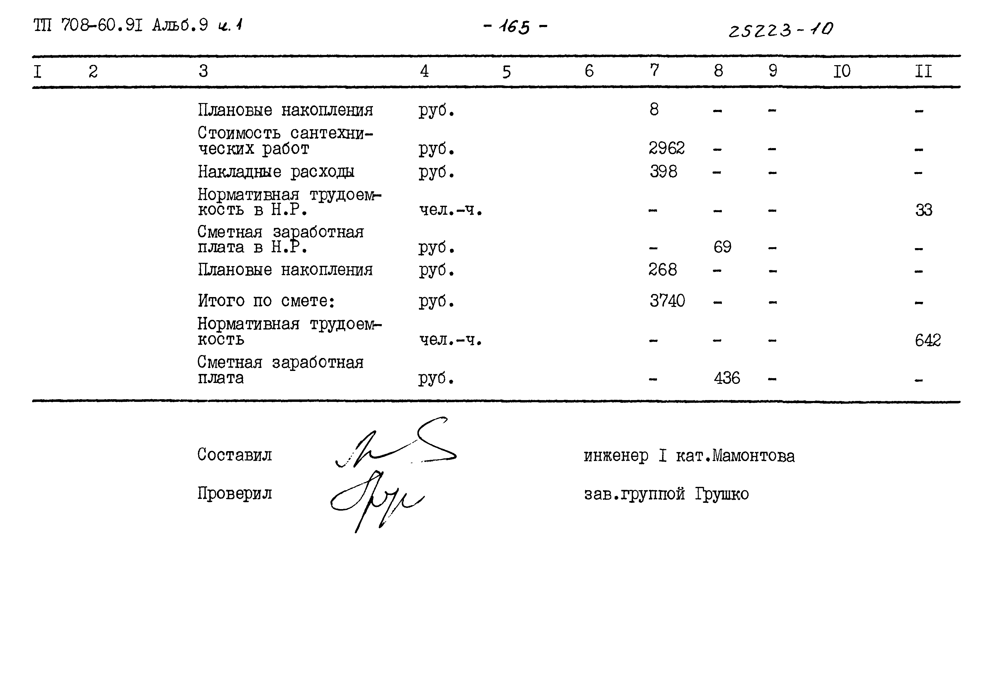 Типовой проект 708-60.91