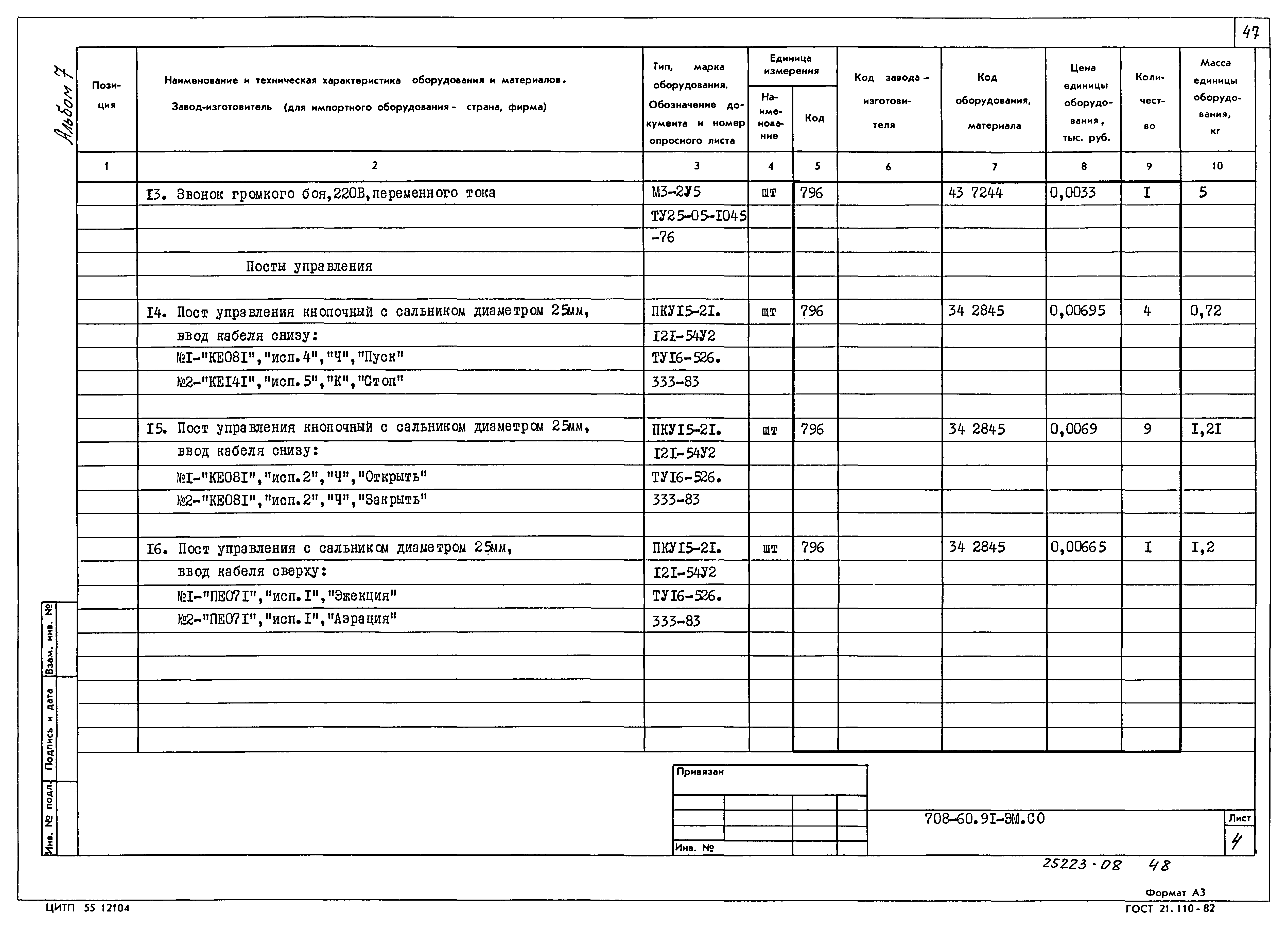 Типовой проект 708-60.91
