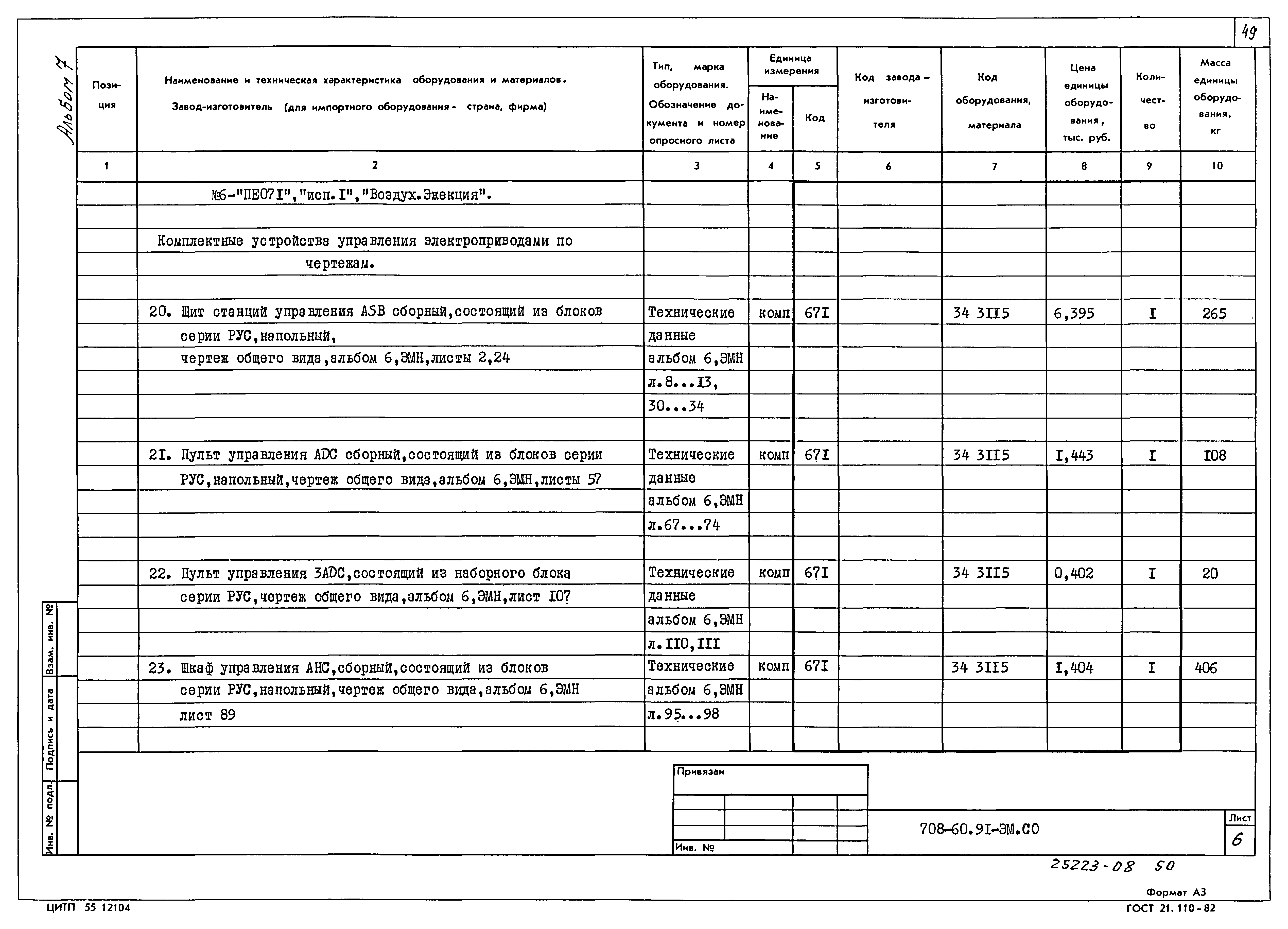 Типовой проект 708-60.91