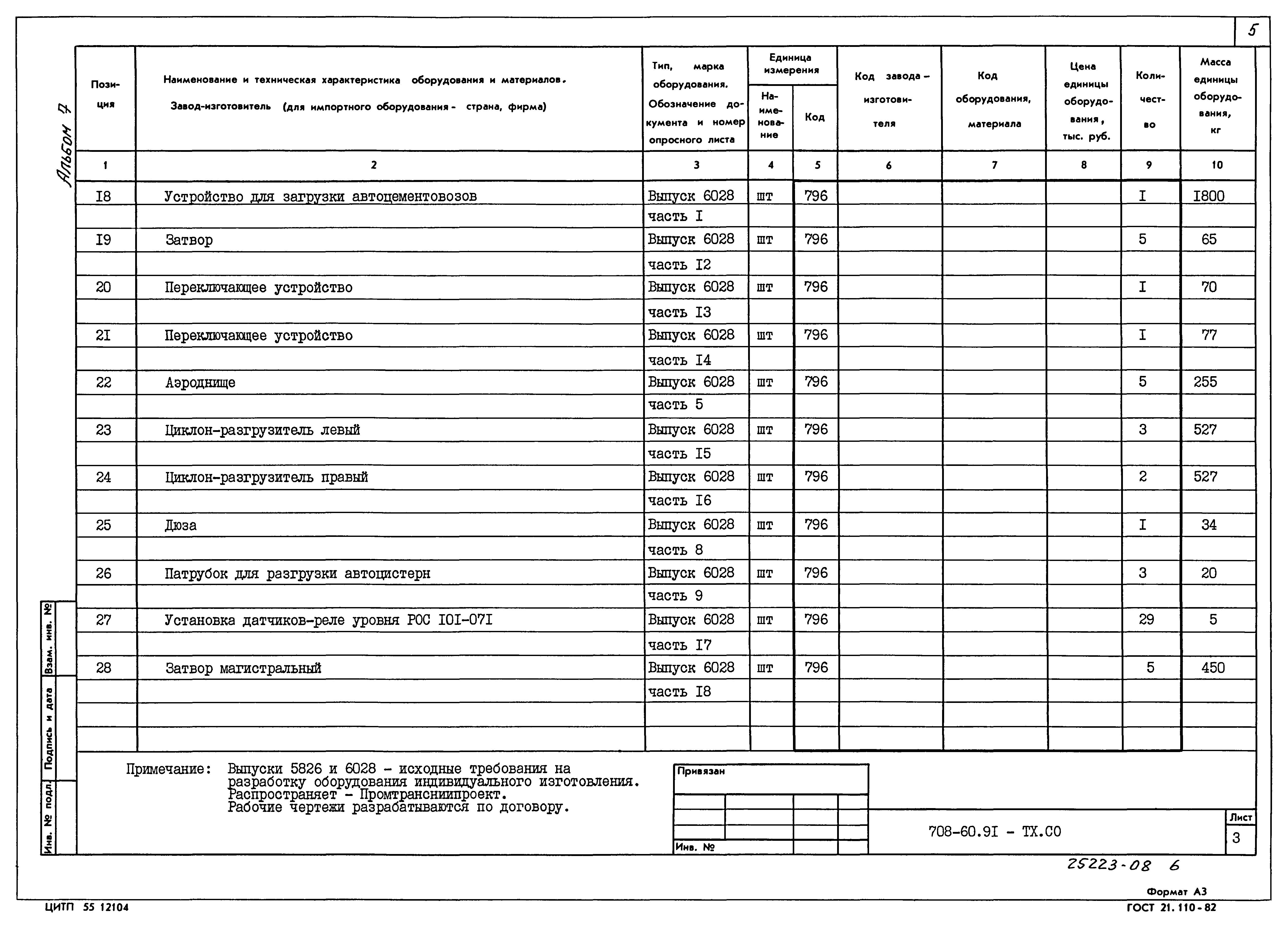 Типовой проект 708-60.91
