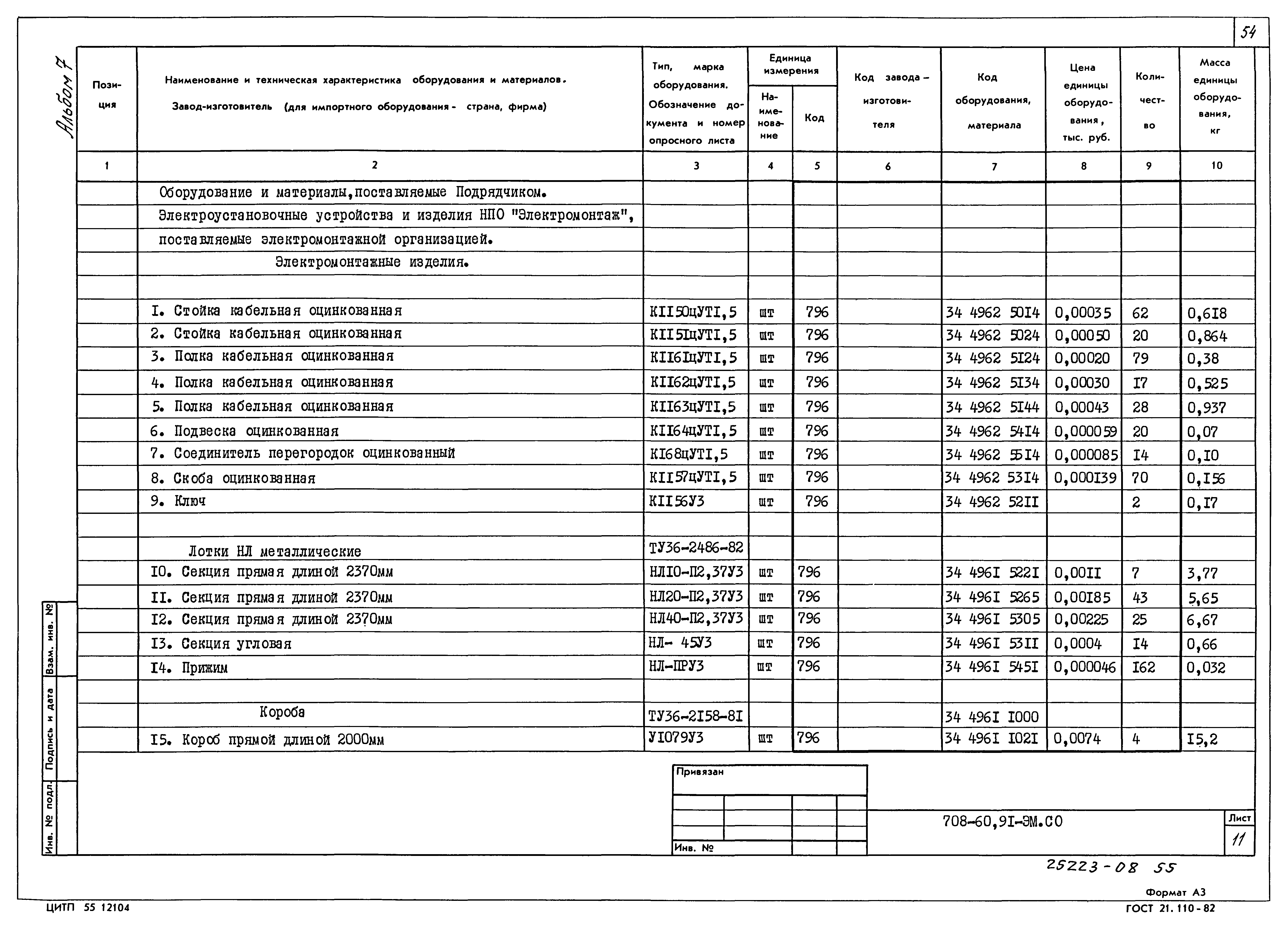 Типовой проект 708-60.91