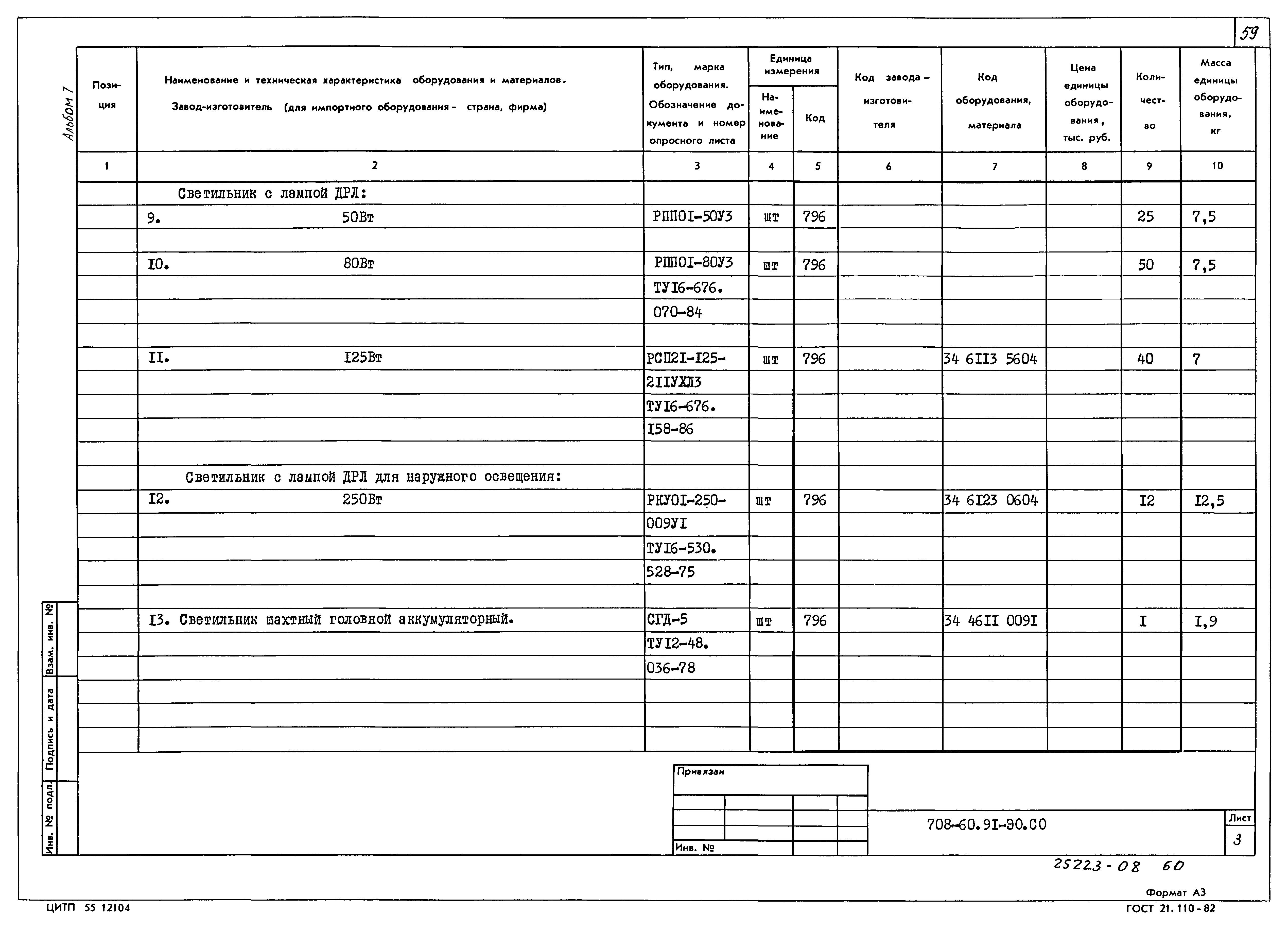 Типовой проект 708-60.91