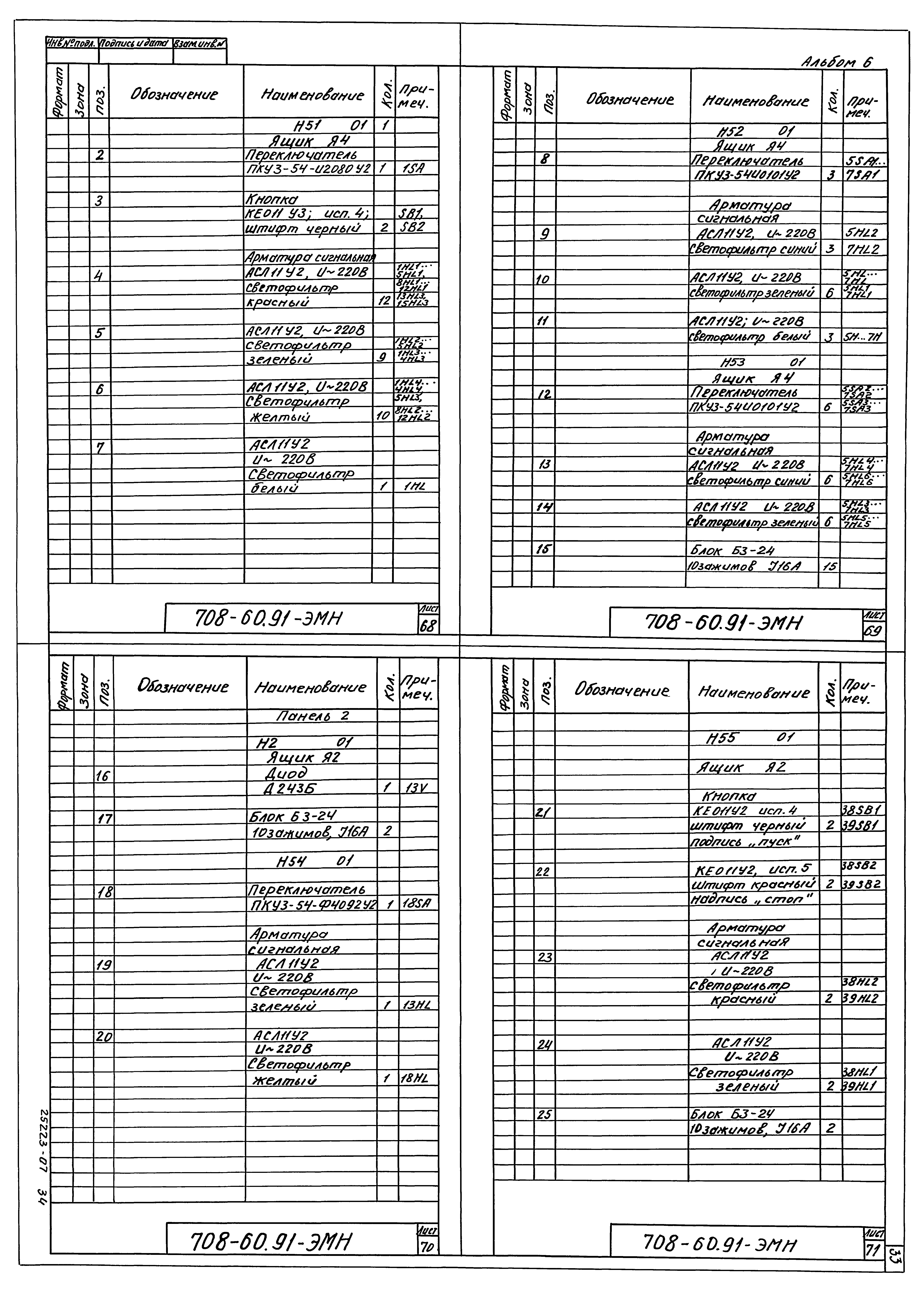 Типовой проект 708-60.91