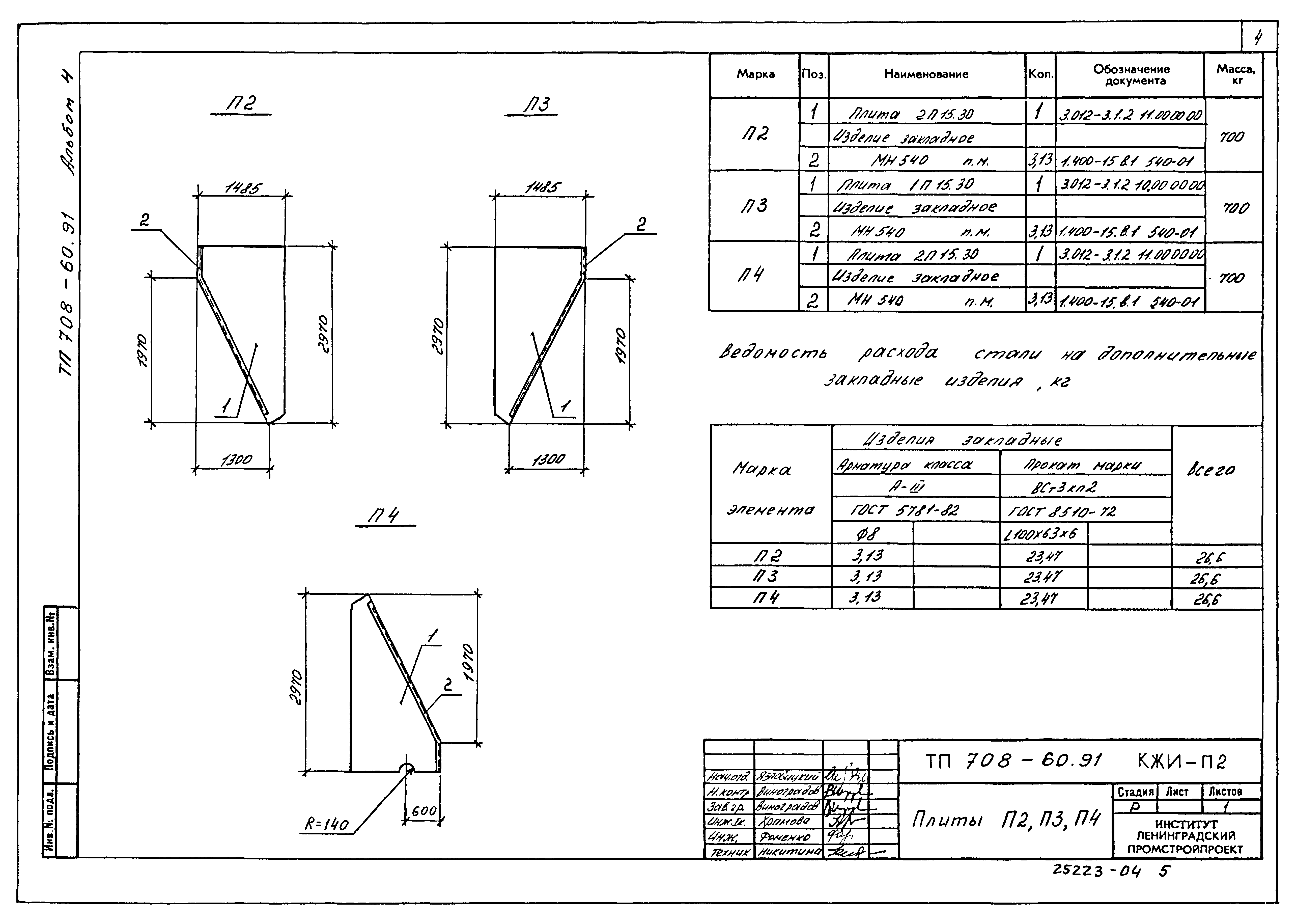 Типовой проект 708-60.91