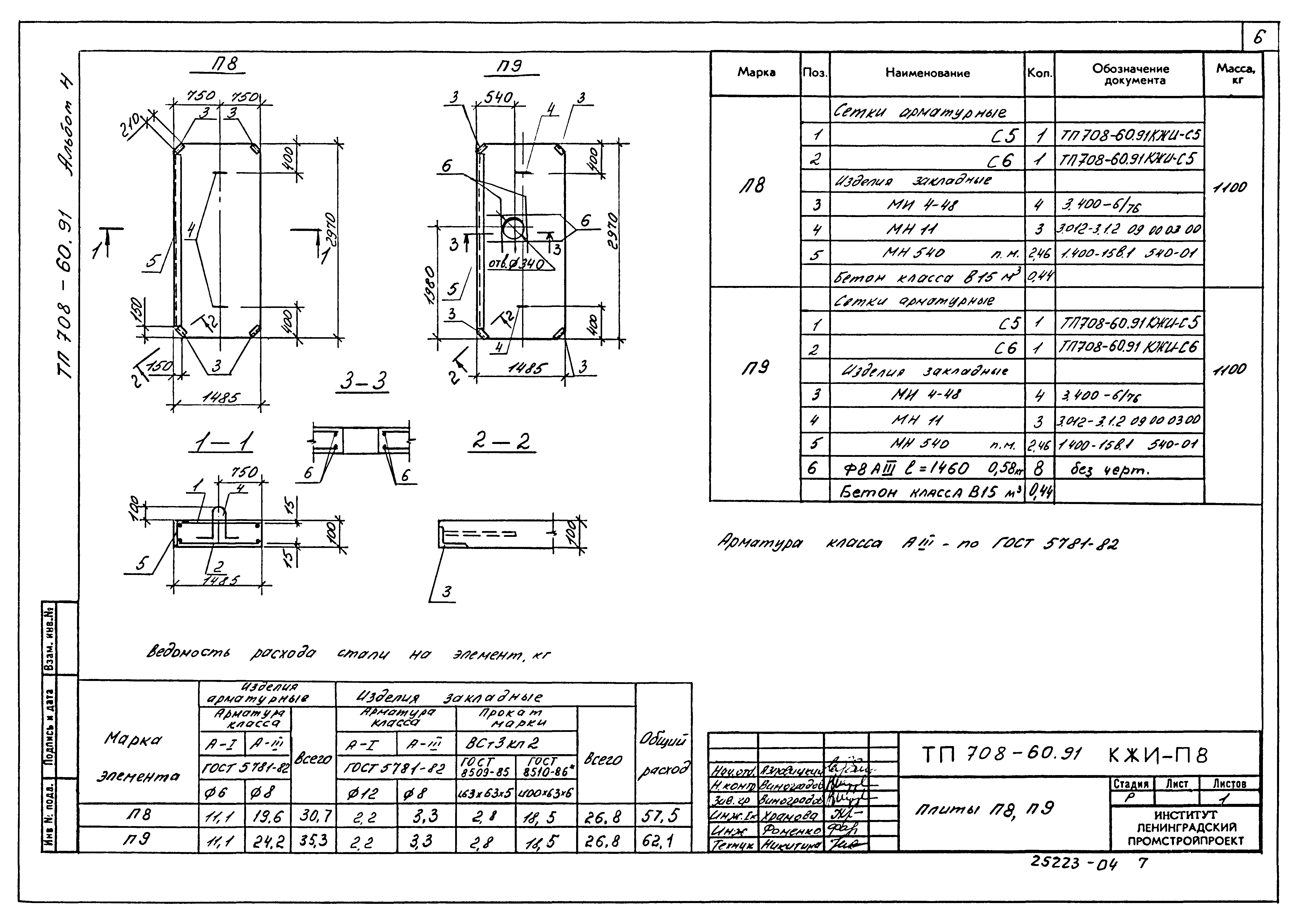 Типовой проект 708-60.91